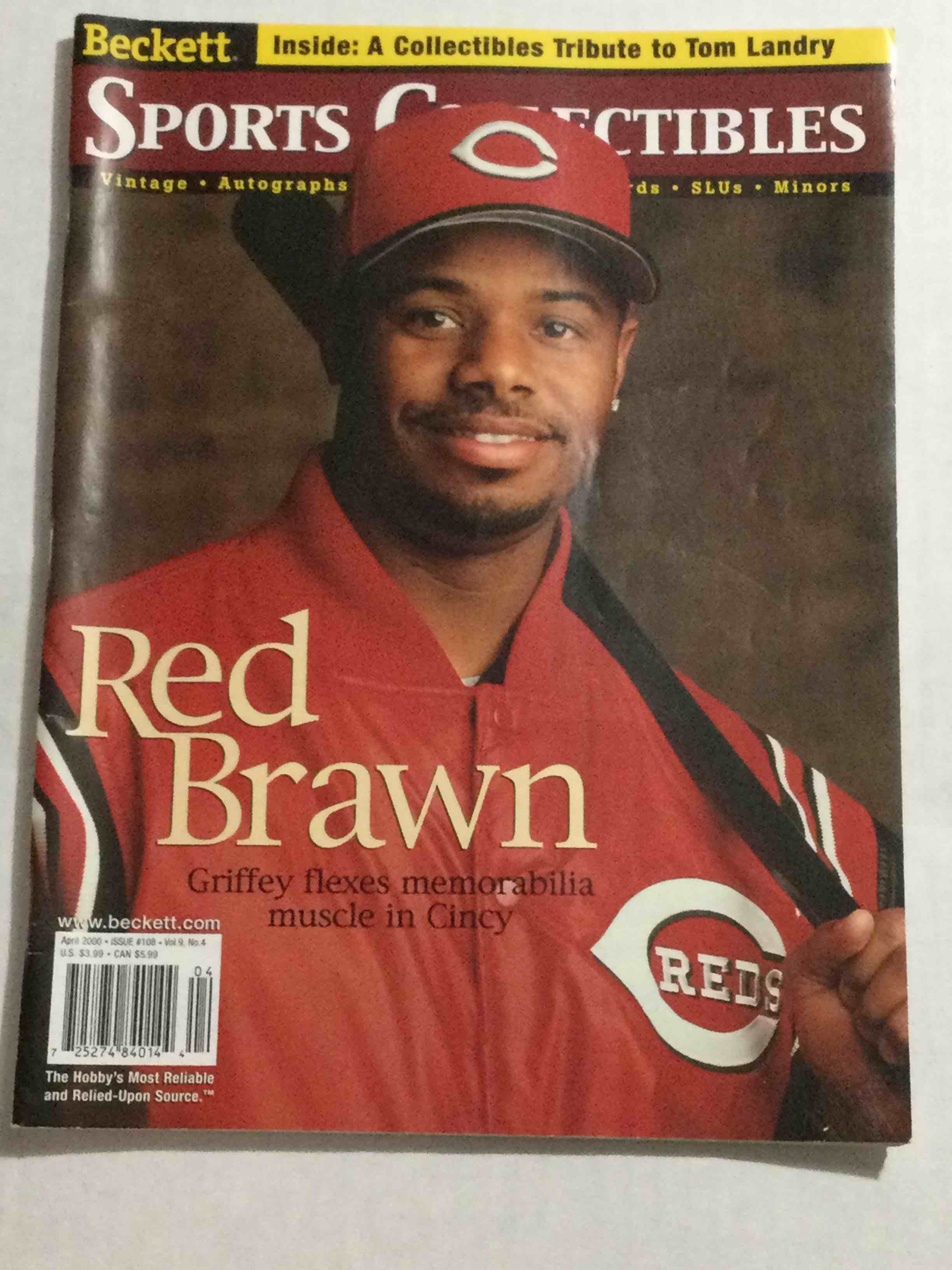 April 2000 Beckett Sports Collectibles Magazine - Ken Griffey Jr. Cover