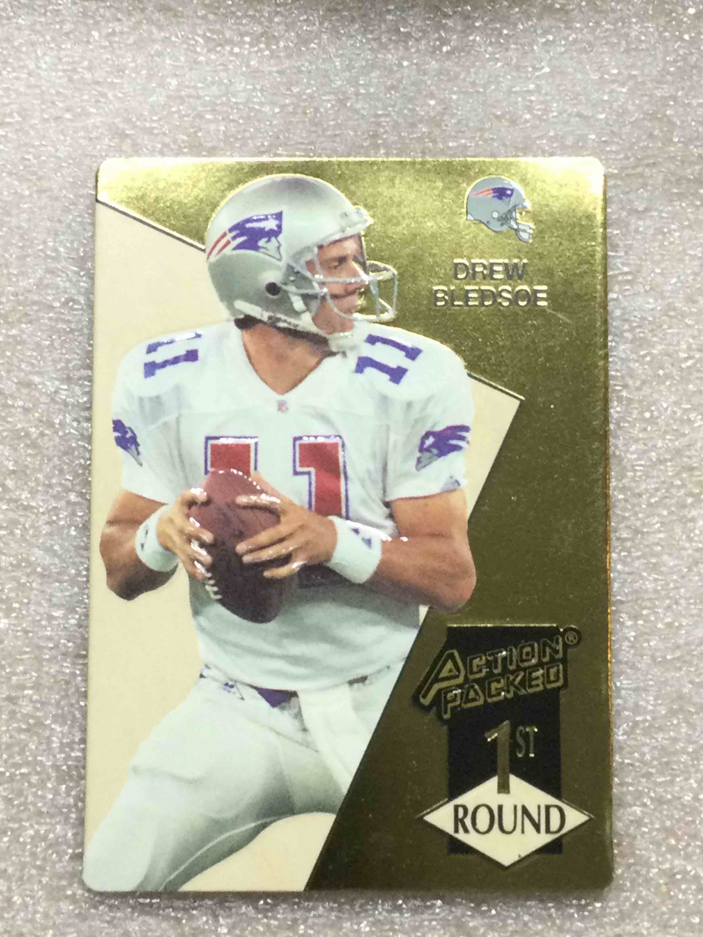 1993 Action Packed Drew Bledsoe Rookie Football Card