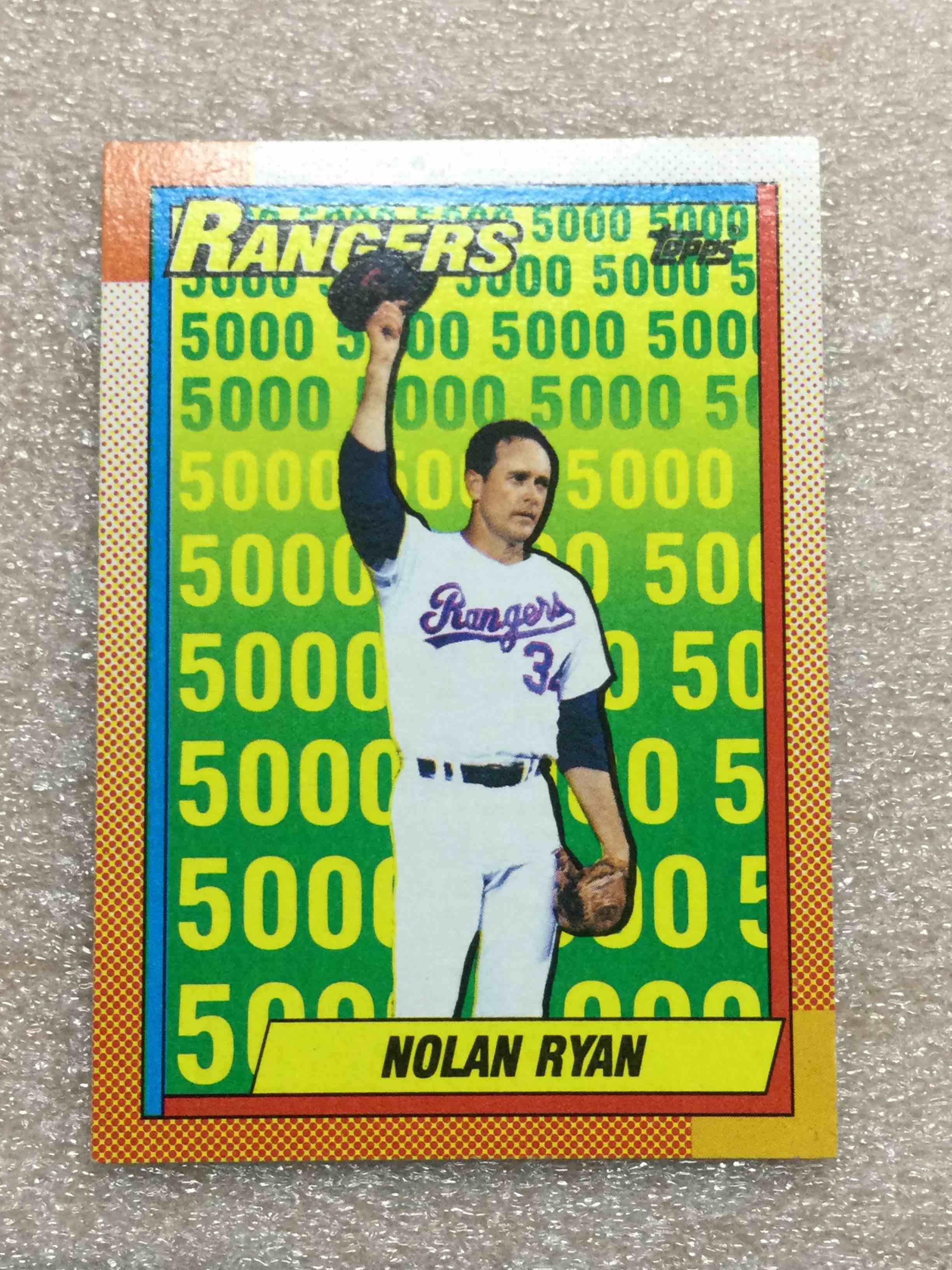 1990 Topps Nolan Ryan Special Baseball Card