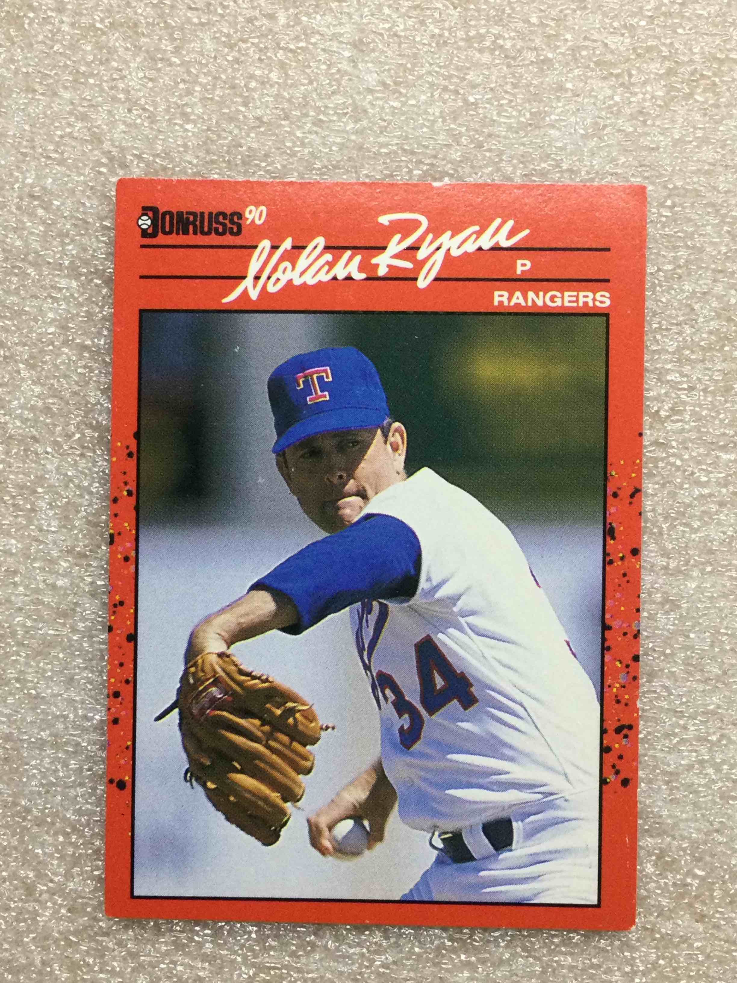 1990 donruss nolan ryan baseball card