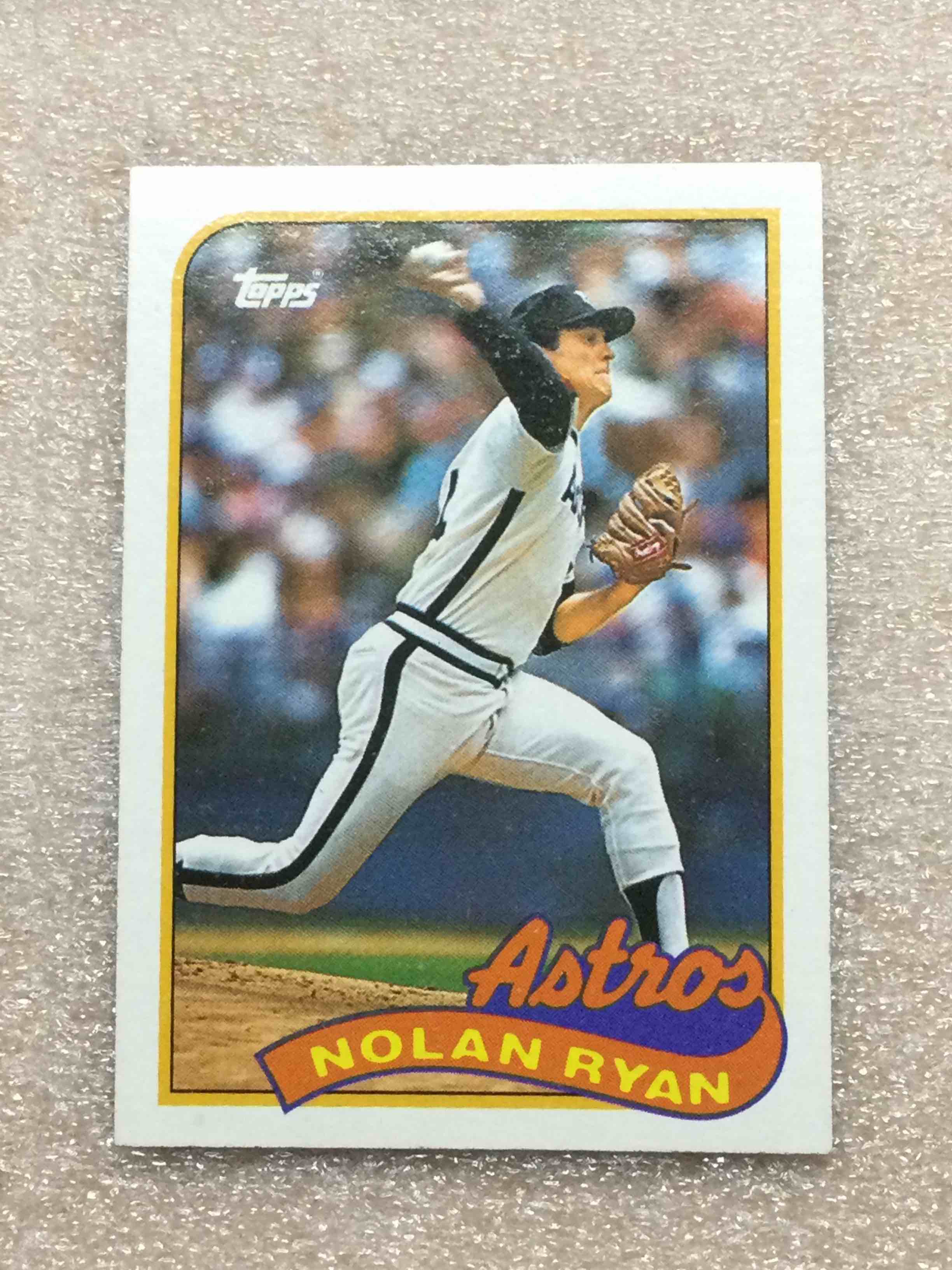1989 Topps Nolan Ryan Baseball Card