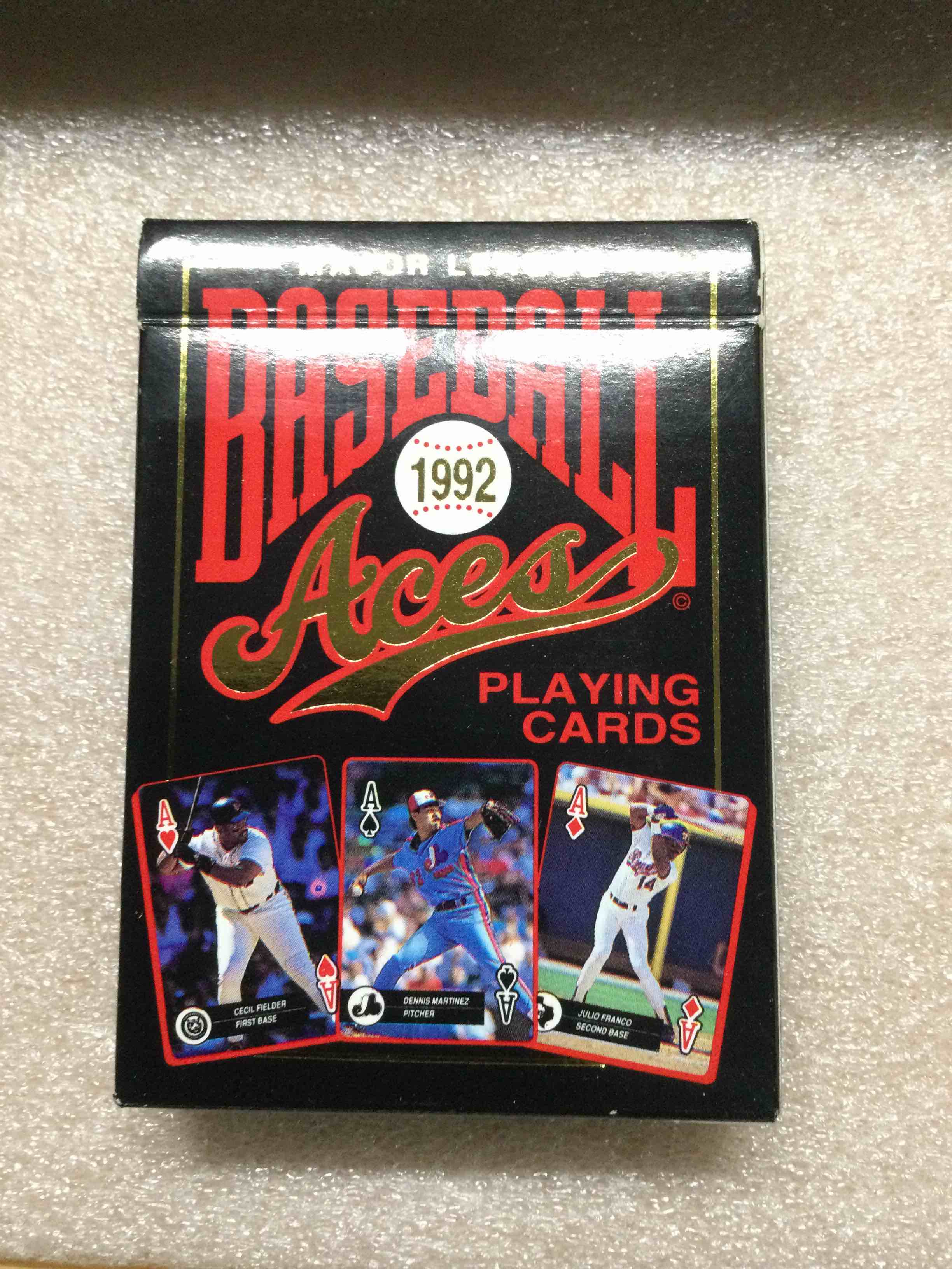 1992 Baseball Aces Playing Cards. Deck is Complete