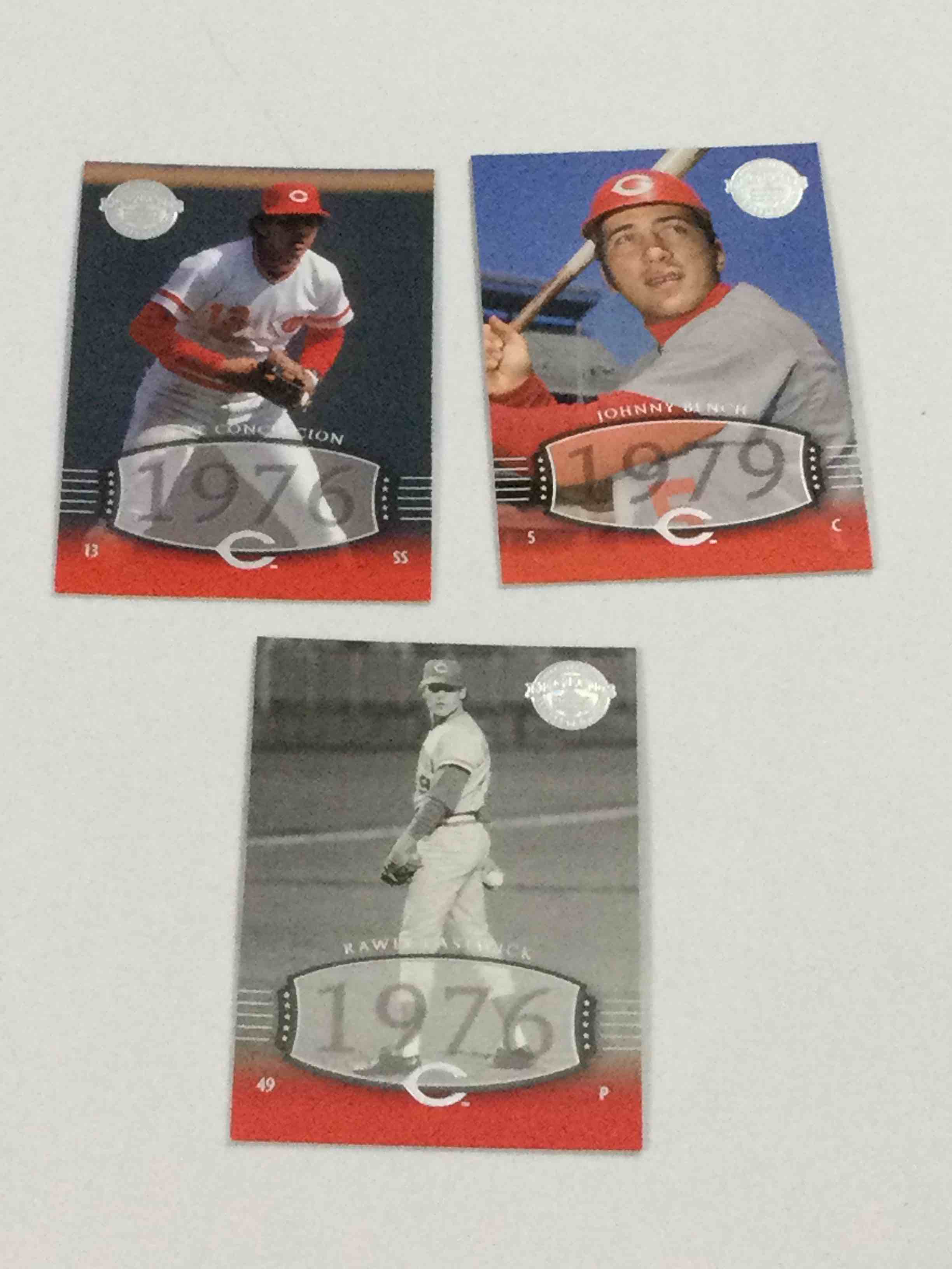 2004 Upper Deck Legends Lot of (3) Cincinnati Reds Baseball Cards - Bench