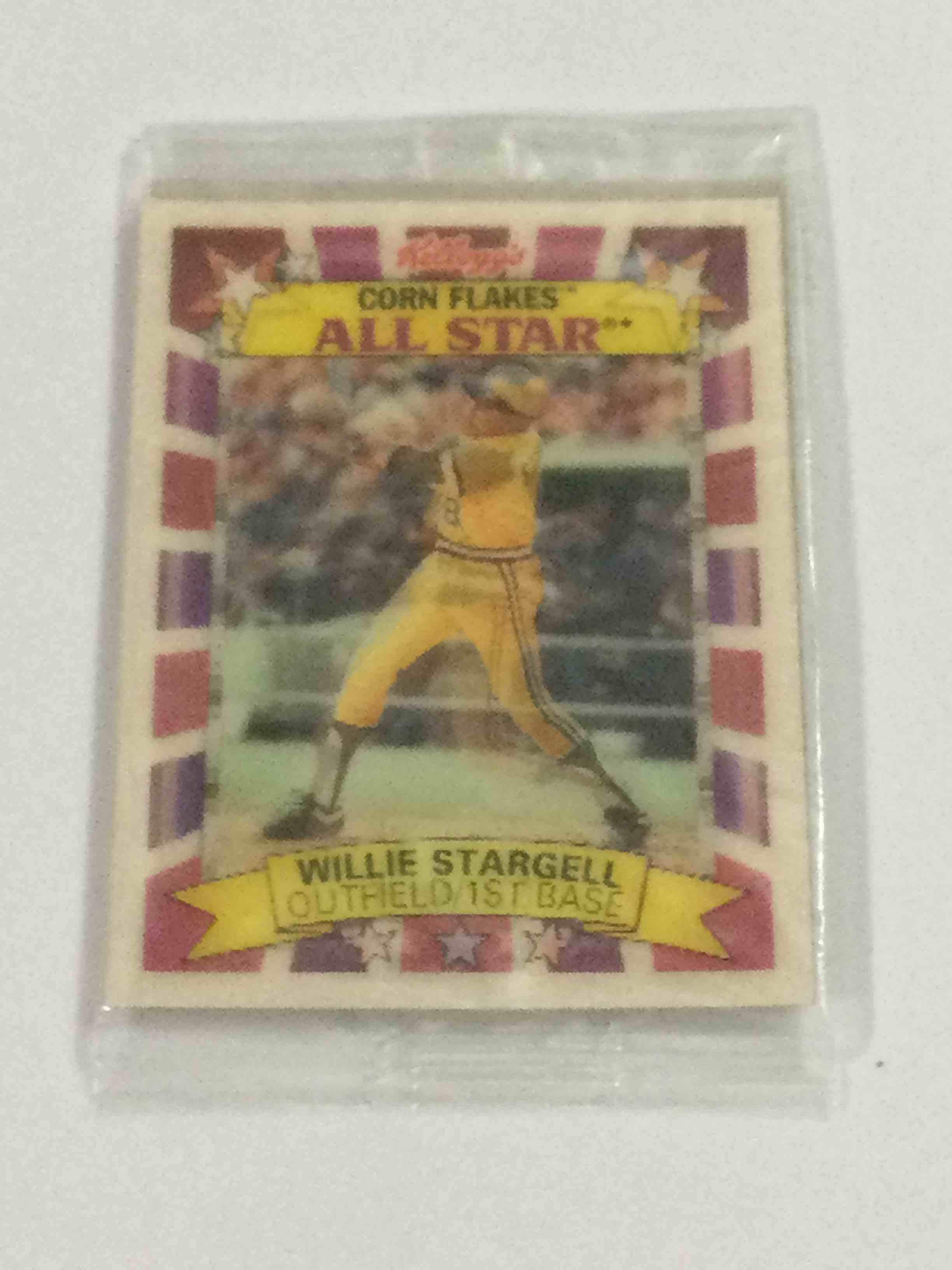 Unopened 1992 Kellogg’s All-Stars Willie Stargell 3D Baseball Card
