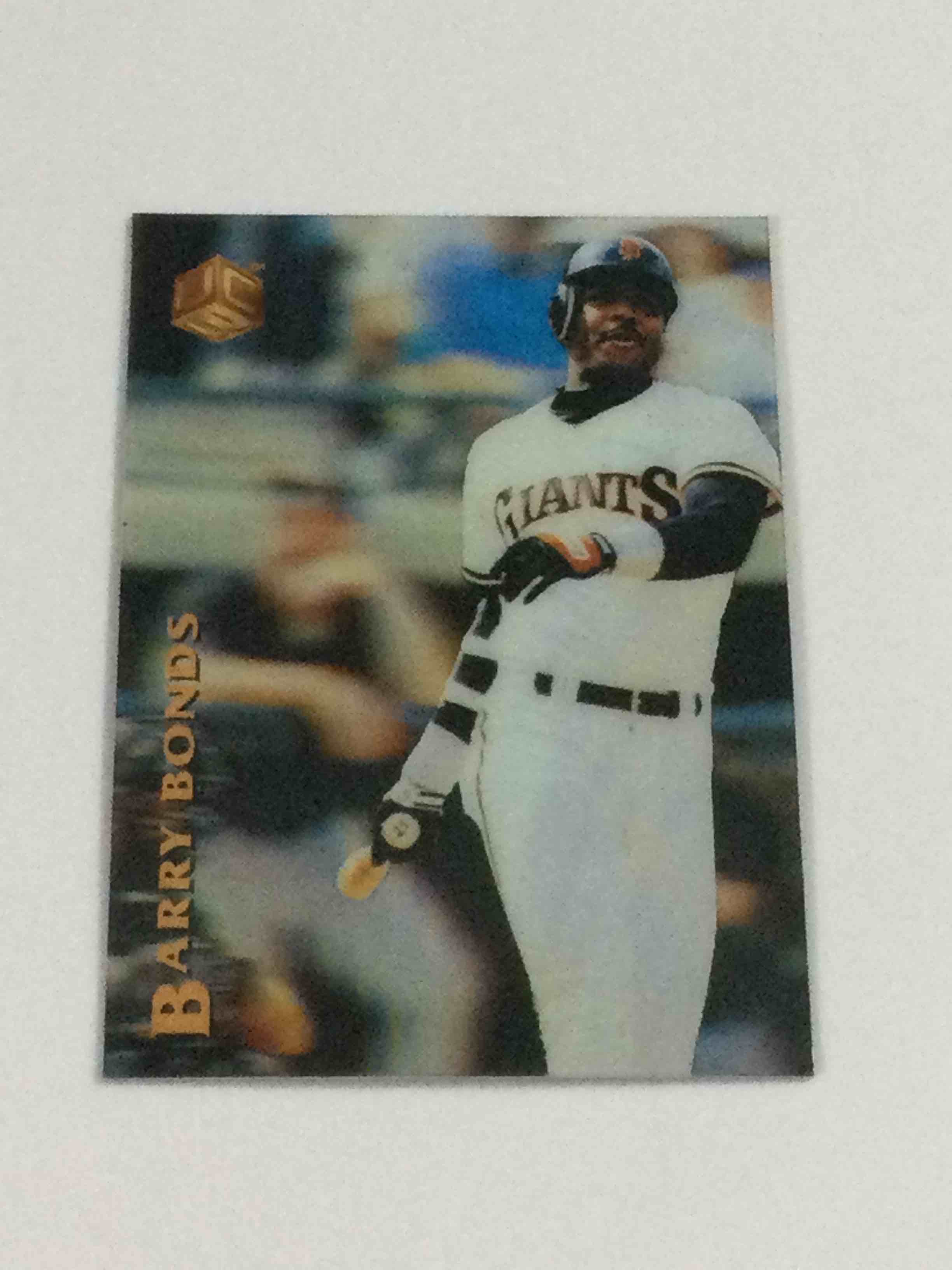 1995 Pinnacle UC3 Barry Bonds In-Depth 3D Baseball Card