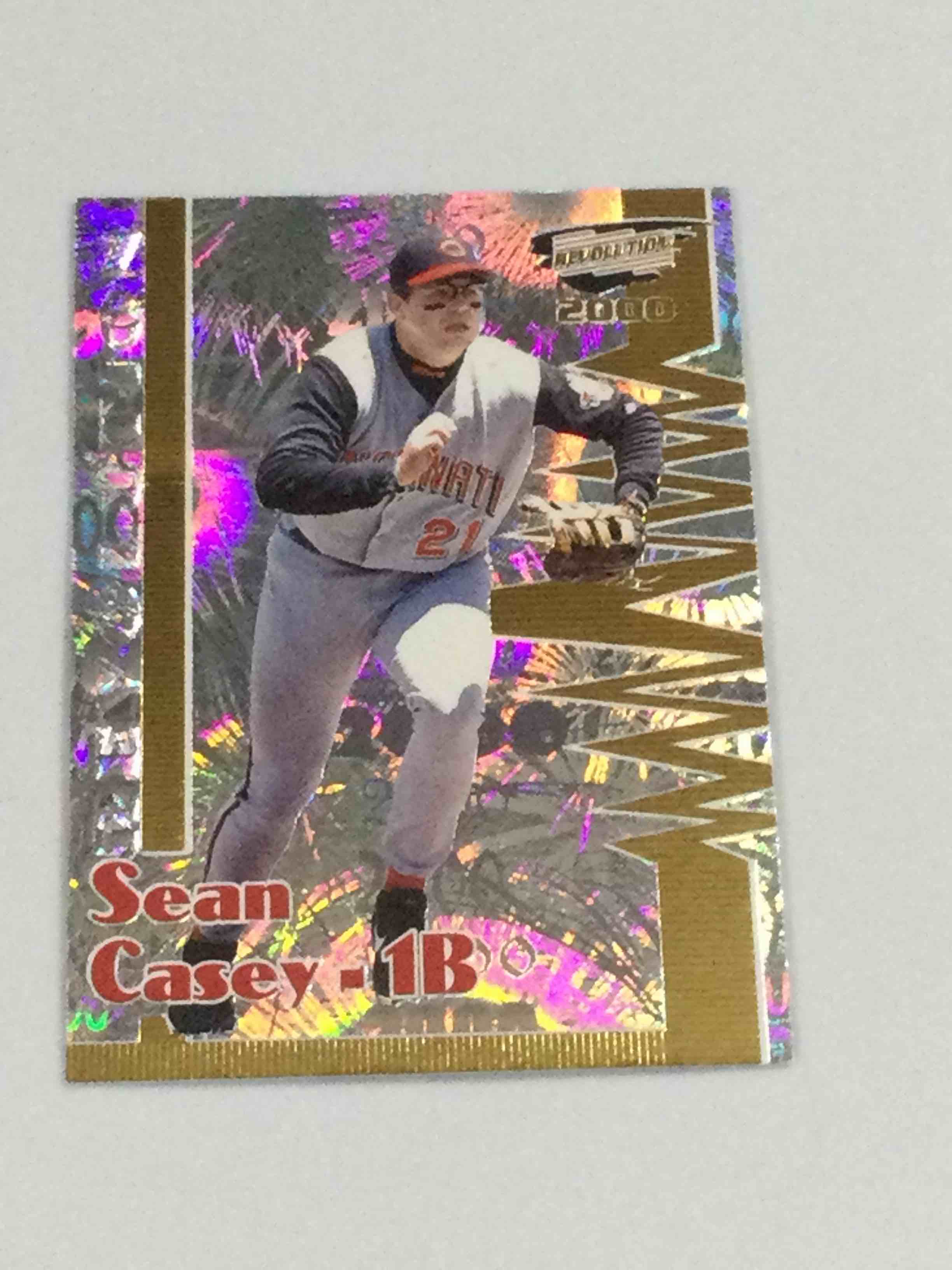 2000 Pacific Revolution Sean Casey Baseball Card
