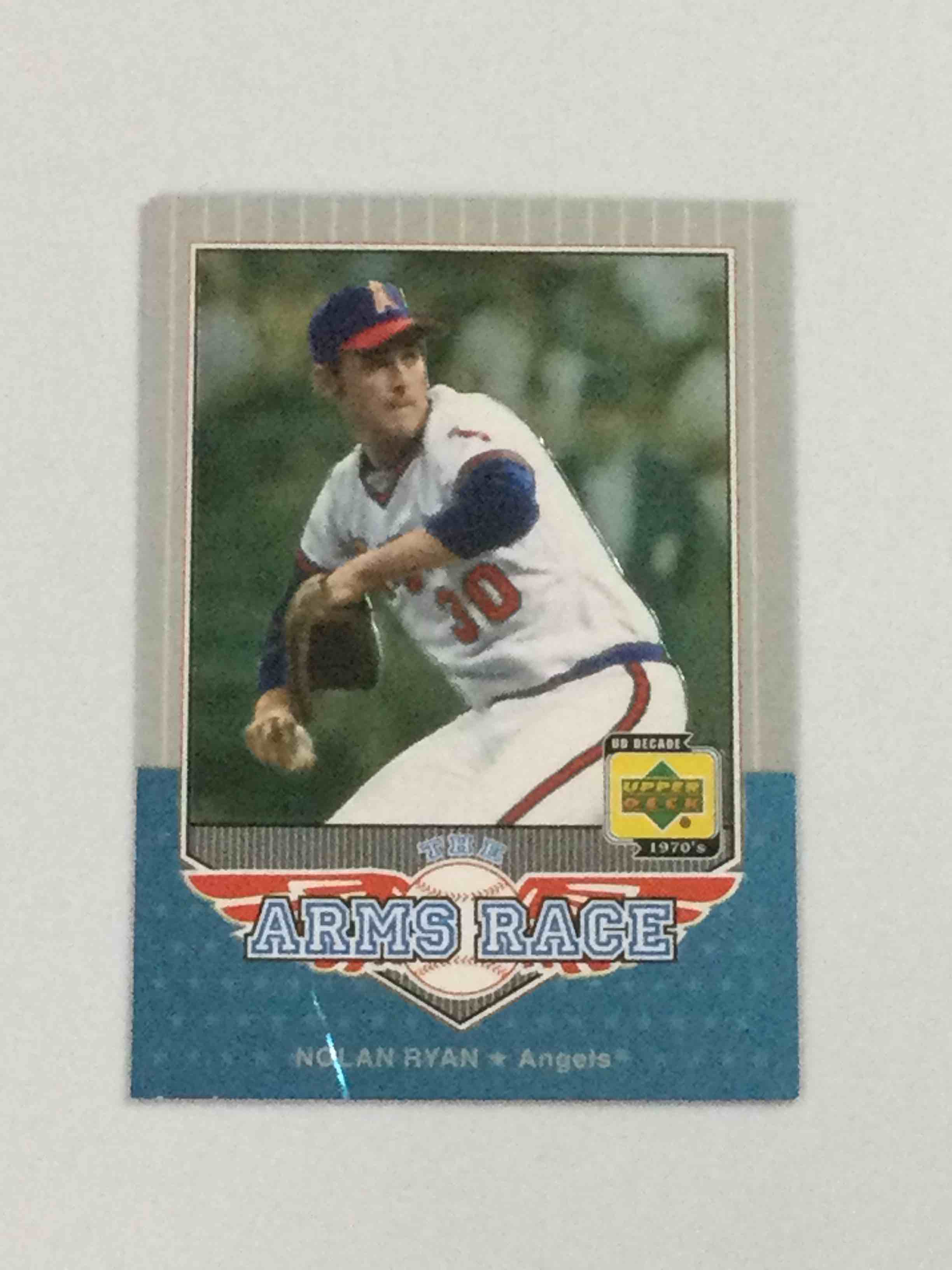 2001 Upper Deck Decade “1970’s” Arms Race Nolan Ryan Insert Card
