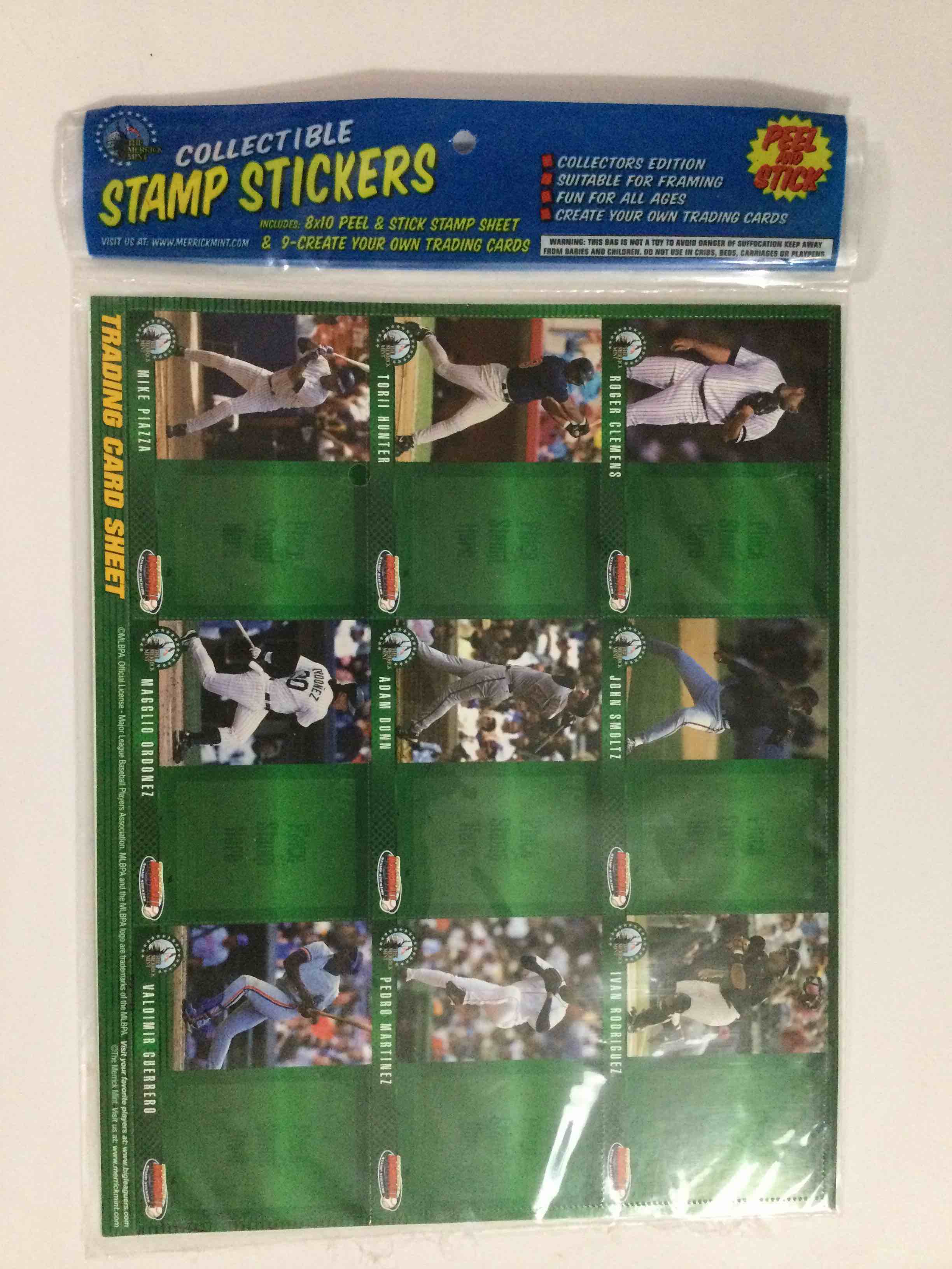Condition photo showing Good Condition for Factory Sealed 2003 Merrill Mint Stamp Stickers & Cards