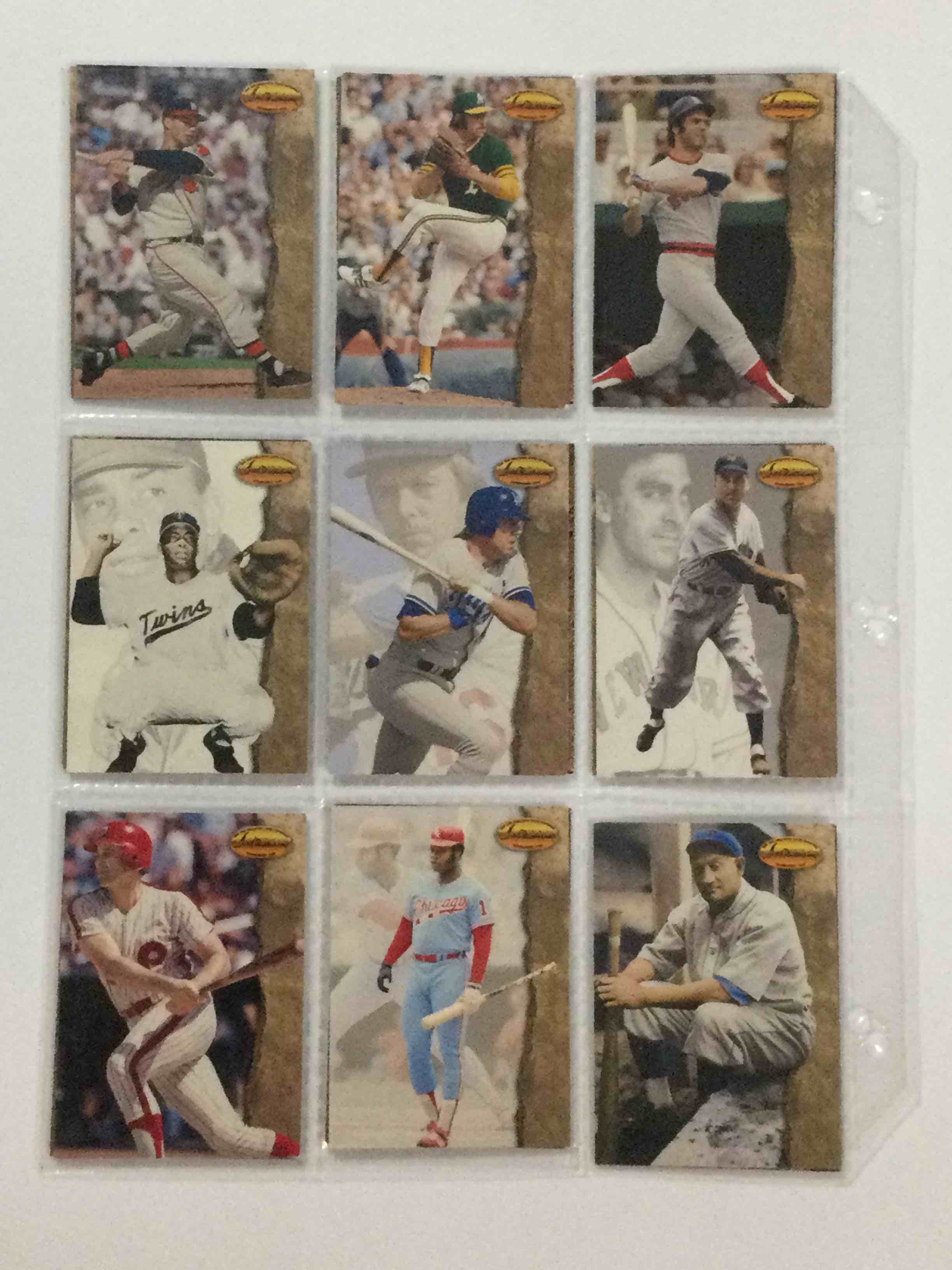 Condition photo showing Good Condition for Lot of (18) Ted Williams Throwback Baseball Cards