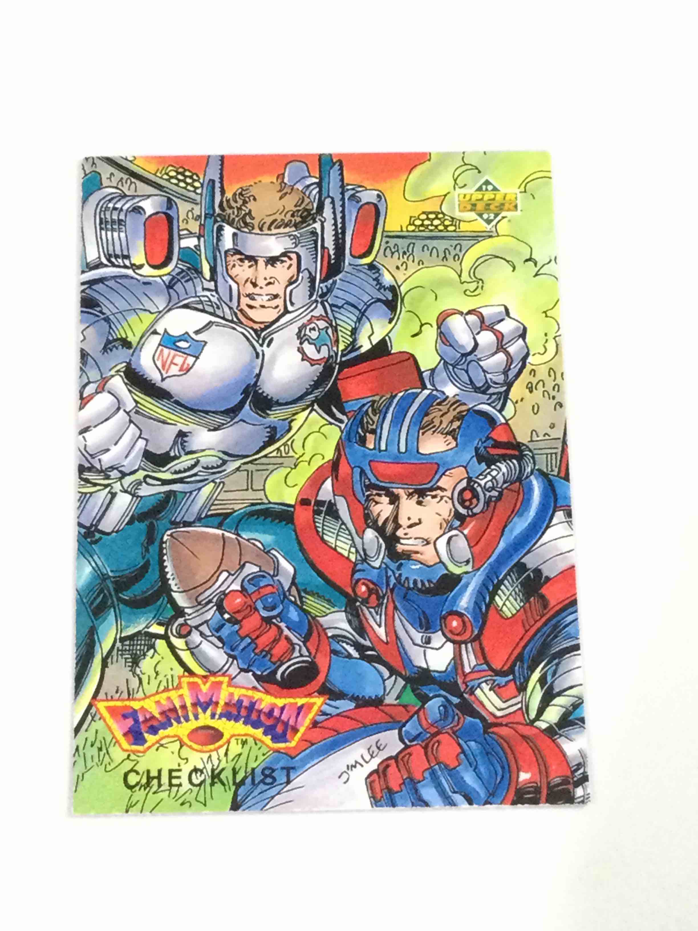 Upper Deck “Fanimation” SP Football Card