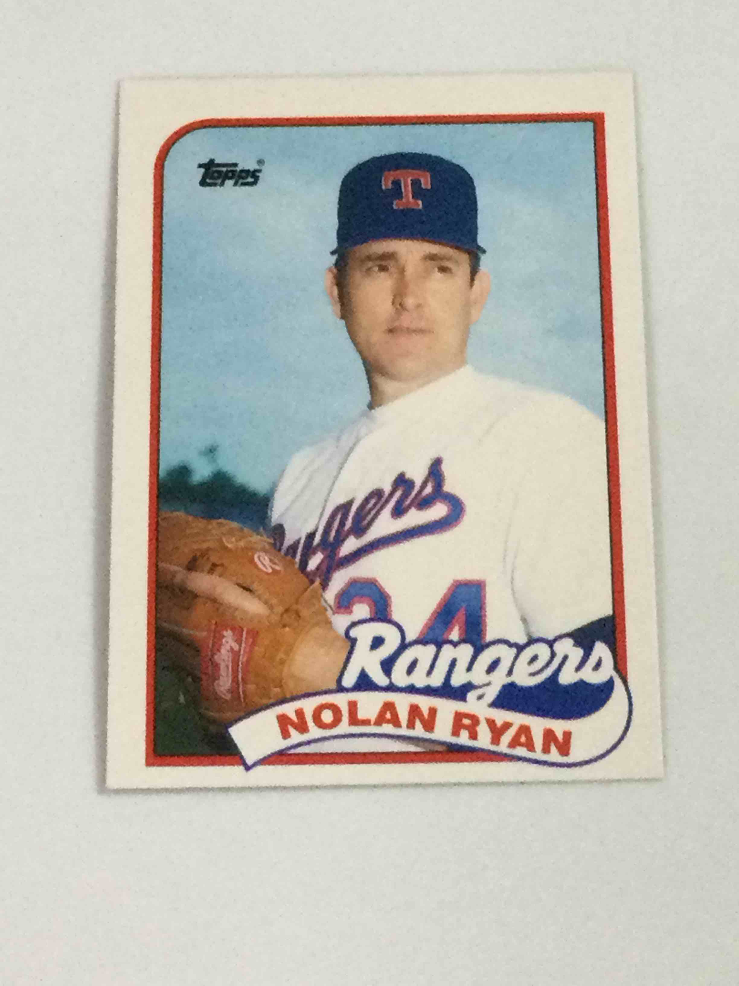 1989 Topps Traded Nolan Ryan Baseball Card
