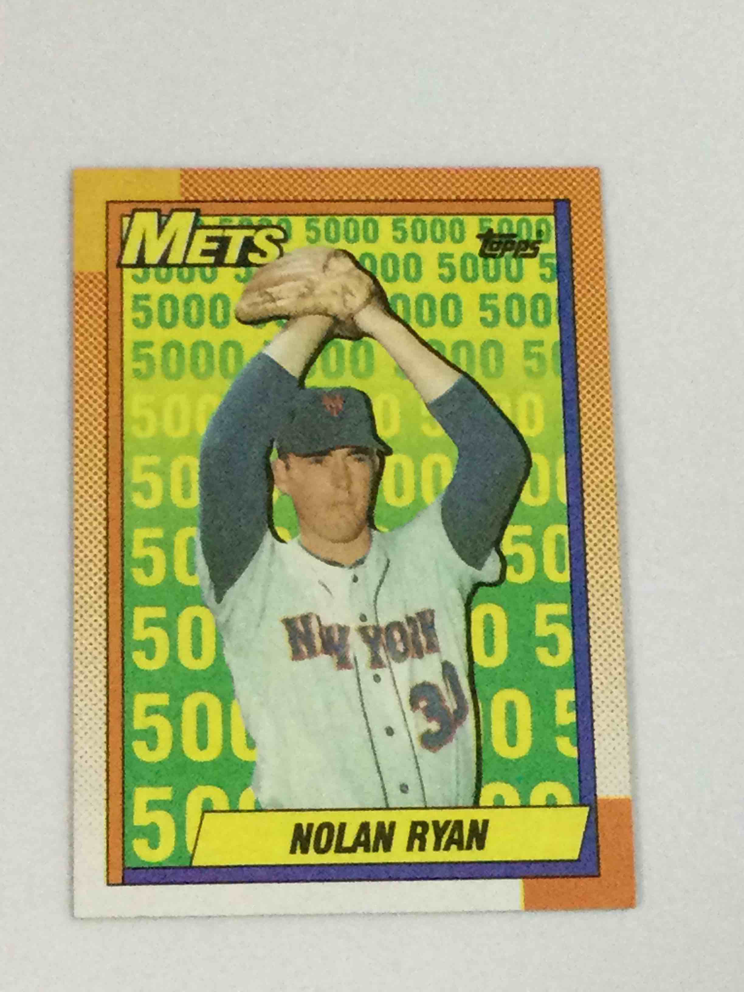 1990 Topps “The Mets Years” Nolan Ryan Baseball Card