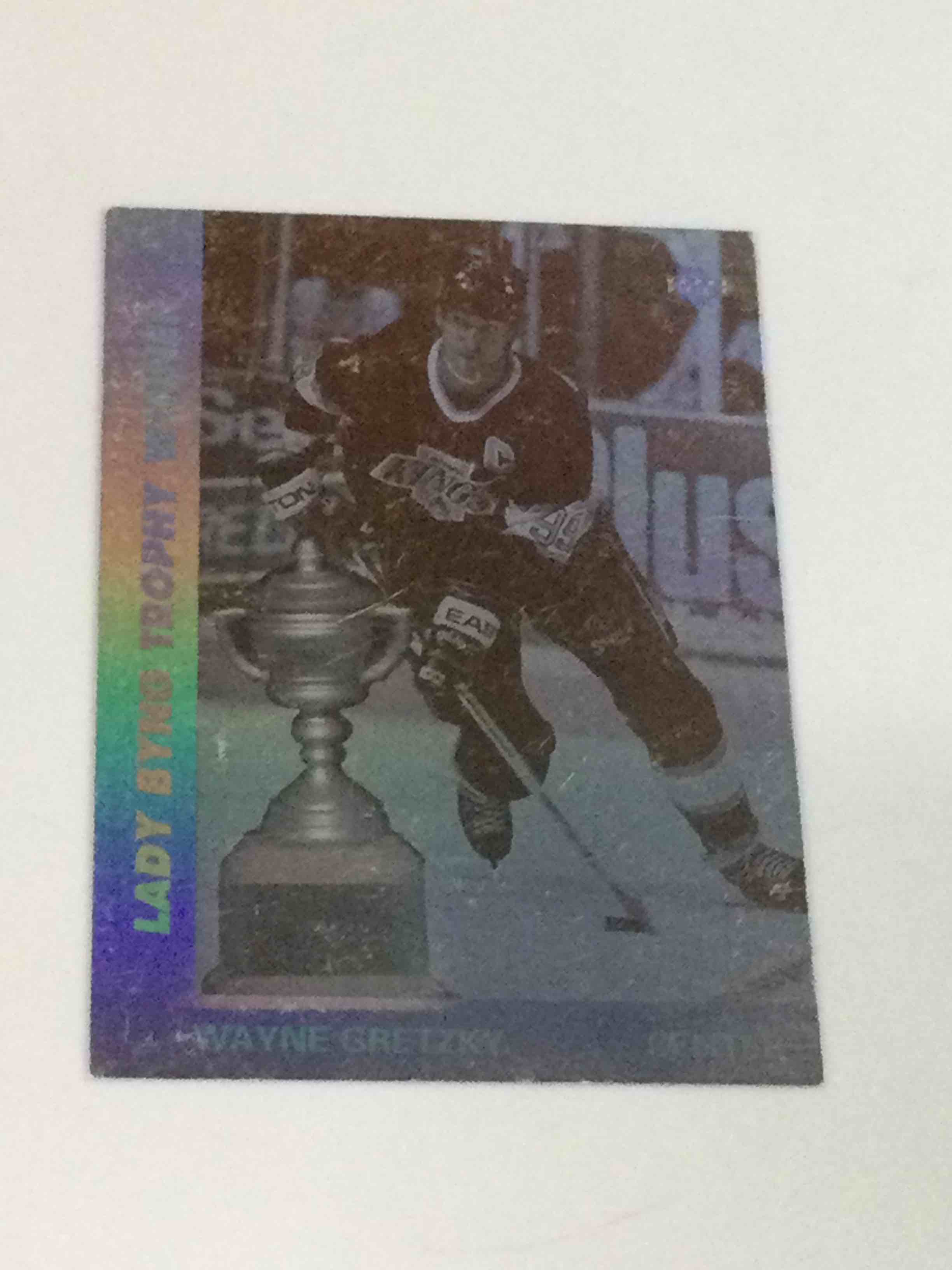 1991 Upper Deck Wayne Gretzky Award Winner Hologram Hockey Card