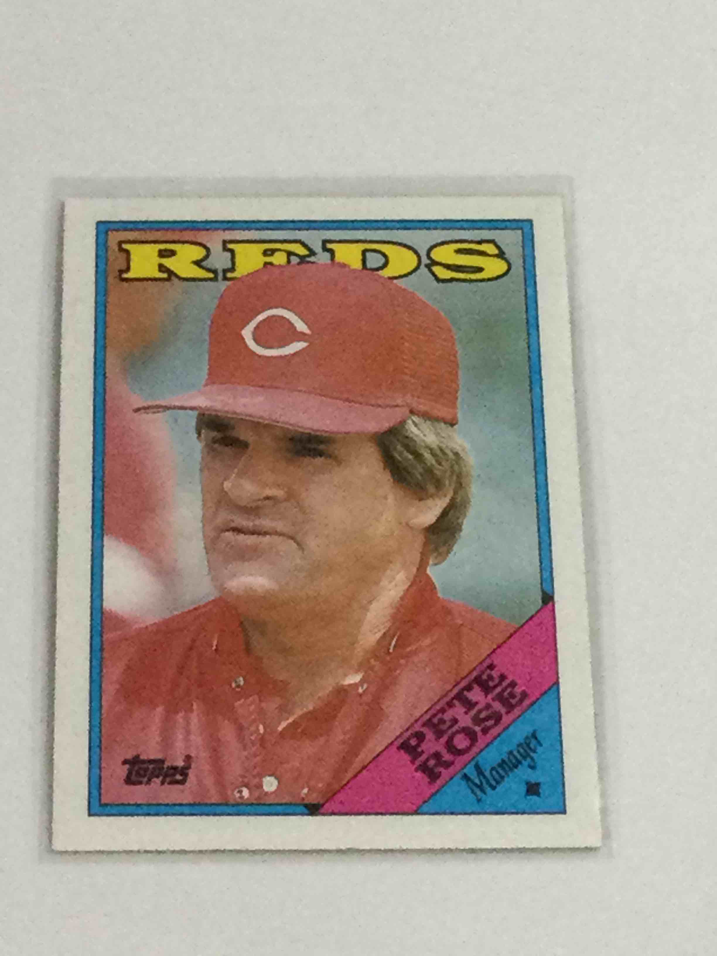 1988 Topps Pete Rose Baseball Card