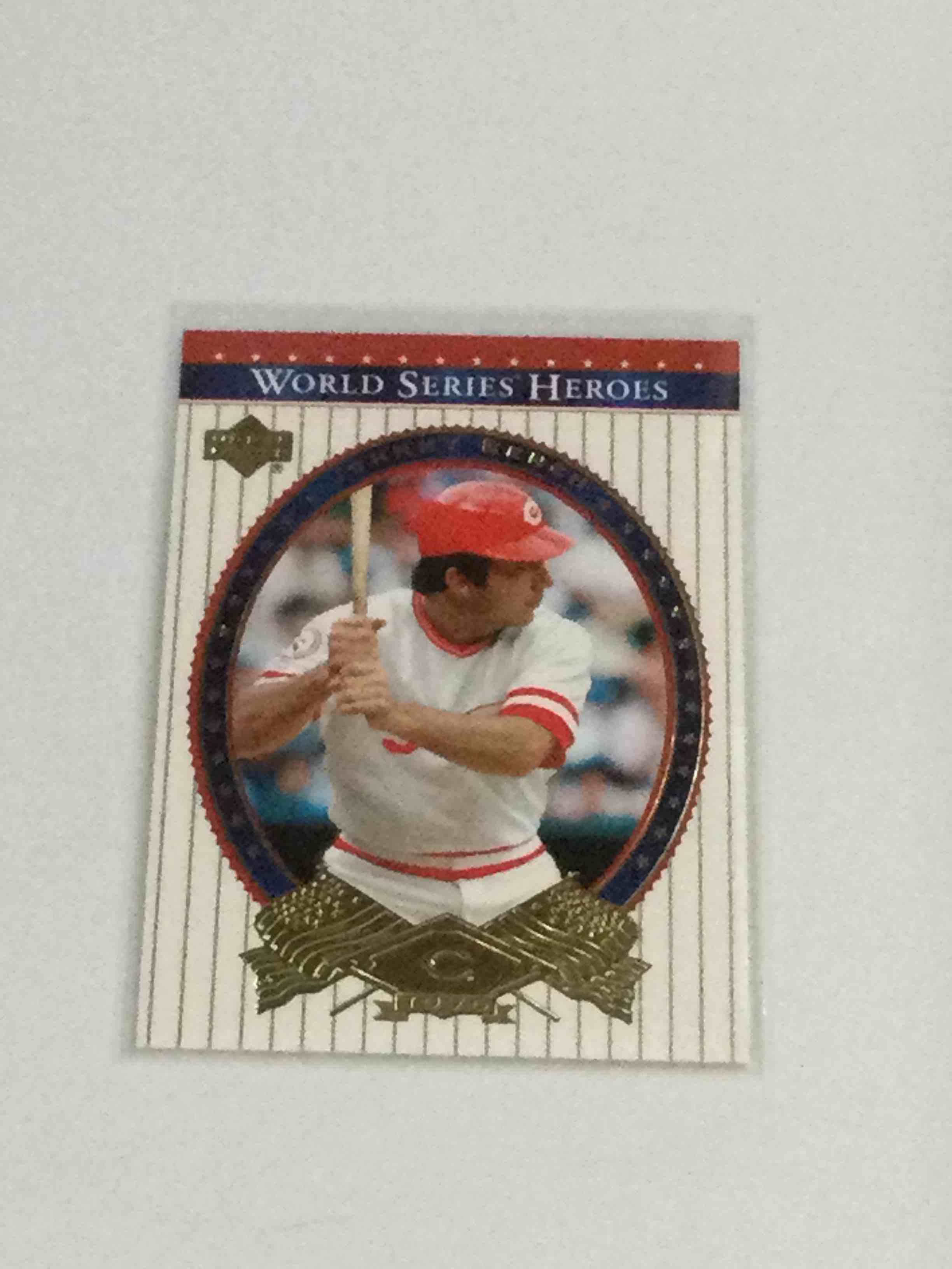 Upper Deck. World Series Heroes Johnny Bench Baseball Card