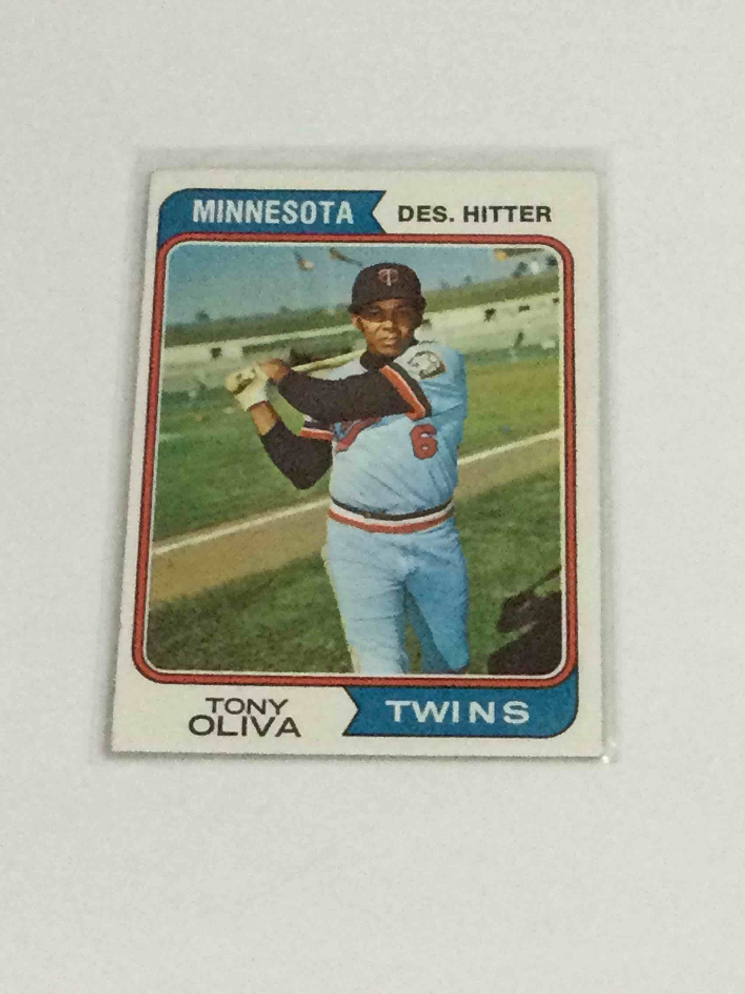 1974 Topps Tony Olivia baseball Card