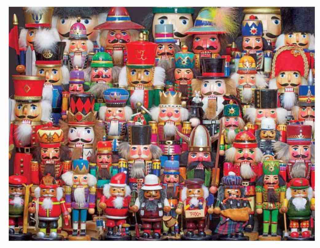 Springbok Nutcracker Collection 500 Piece Jigsaw Puzzle for Adults Features a Colorful Collection of Holiday Nutcracker Soldiers