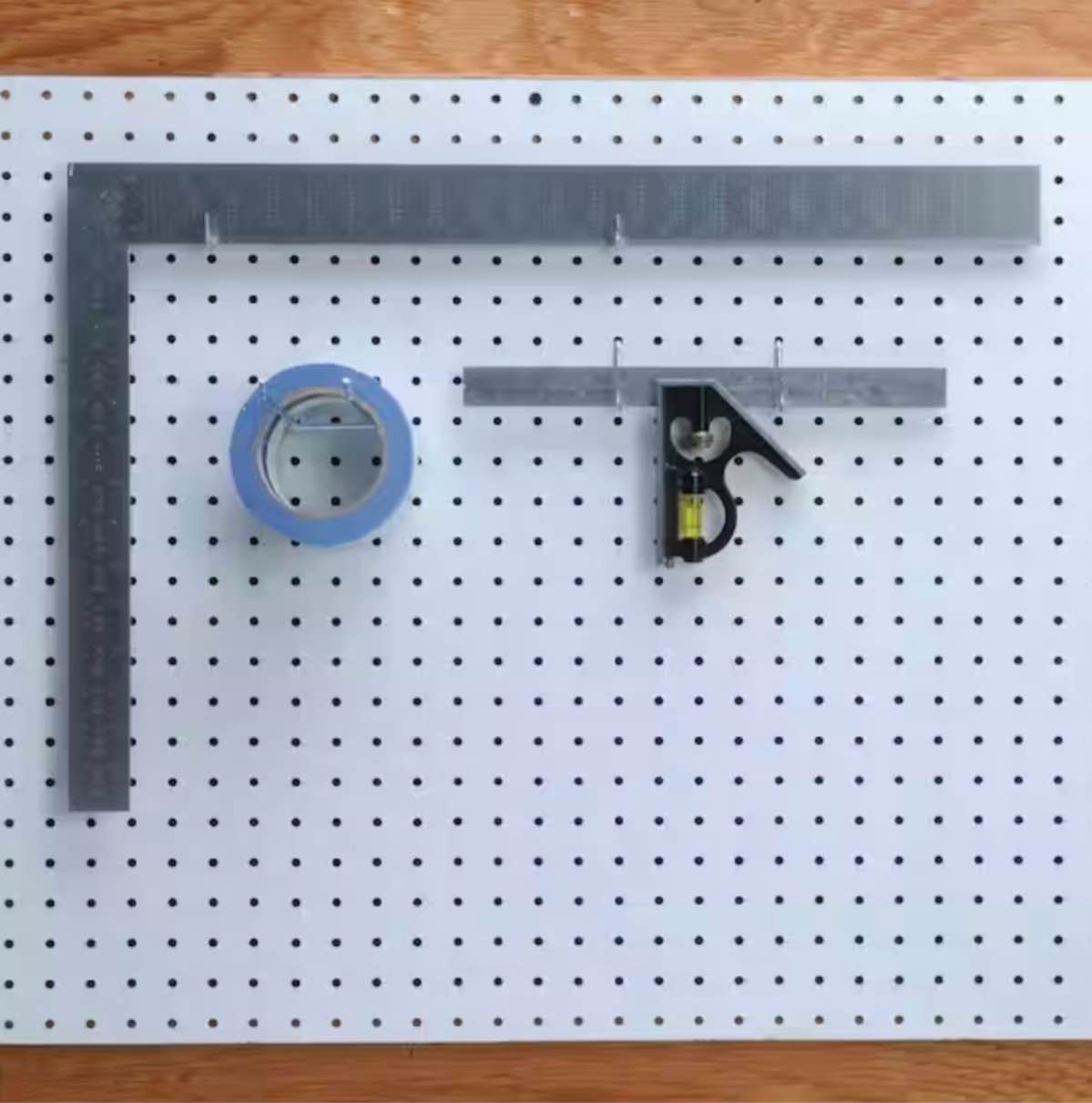 Fiberboard Pegboard 24" x 48" x 1/4", White