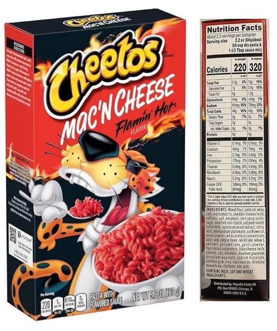 Cheetos Mac N Cheese Flavor Flamin’ Hot