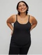 Just My Size Women's Plus 3X Size Stretch Jersey Cami Black