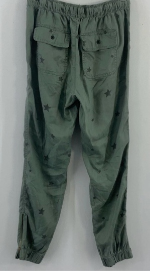 C & C California Joggers XS C&C California Army Green Stars Drawstring Lyocell Jogger Pants