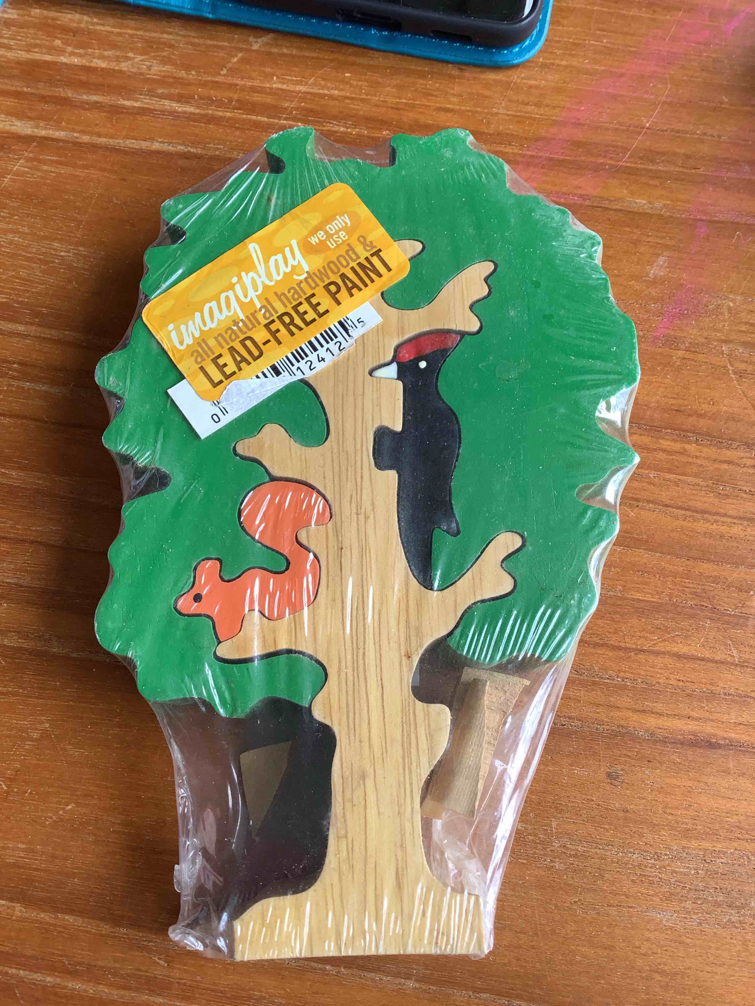 imagiplay All Natural Hardwood and Lead Free Paint Puzzle