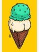 Silly Ice Cream “Crack” Keychain 