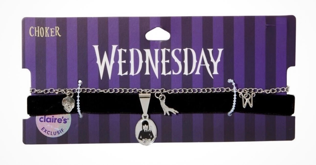 Wednesday Velvet Choker form Claire’s 