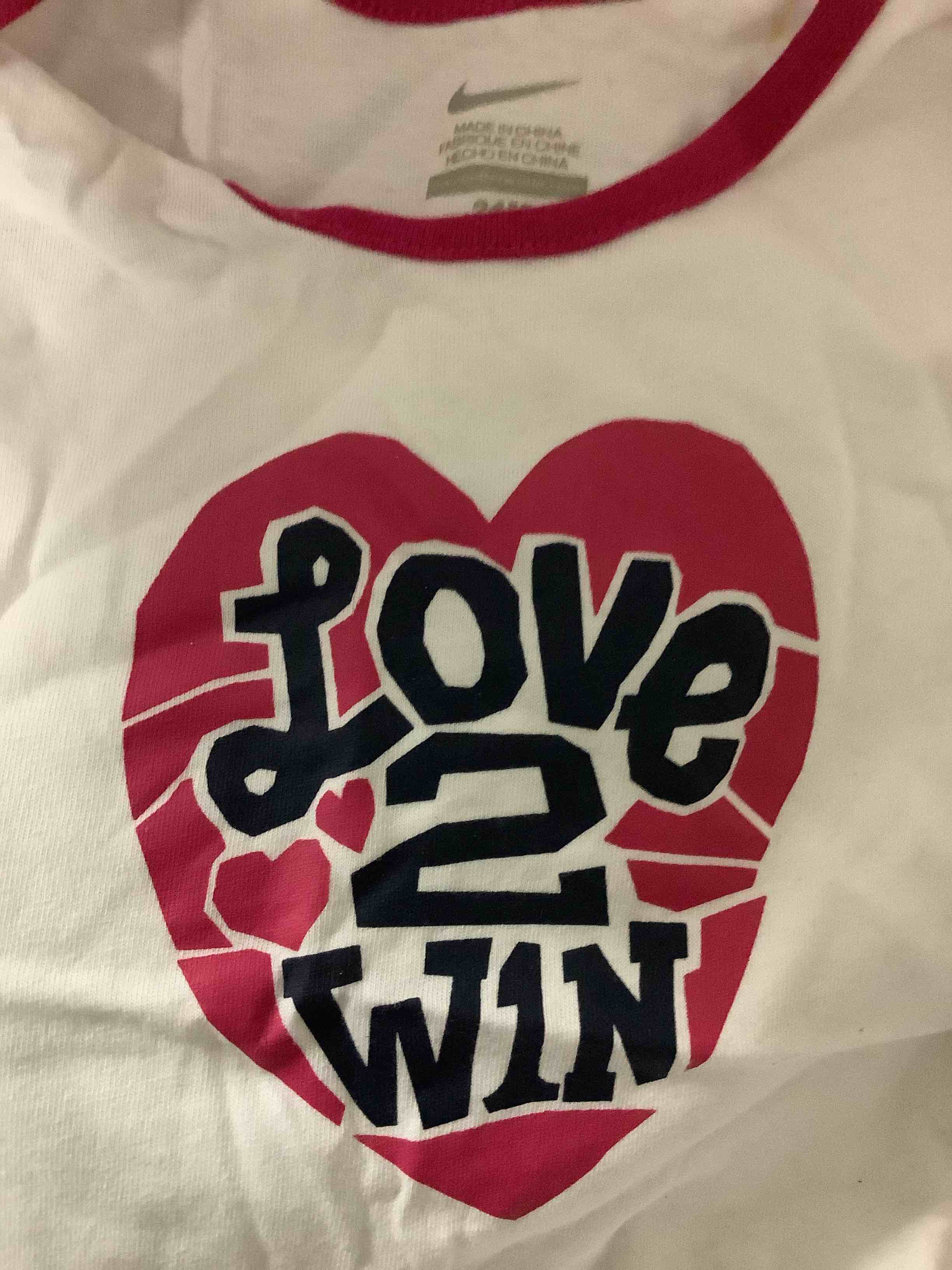 Nike “Love 2 Win” Onesie 24 Months 