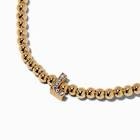 Gold Beads “L” Chain Delicate Bracelet 
