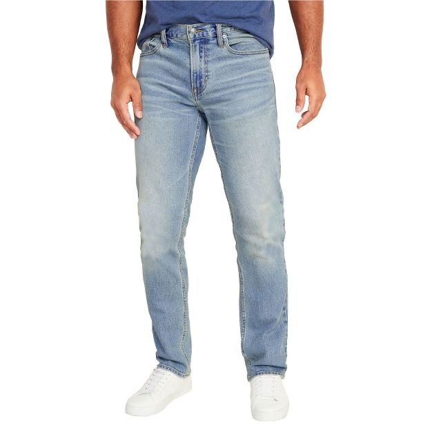 Men's Modern Fit  34x31 | Authentic Denim Look | Comfort & Flex | Straight Jeans