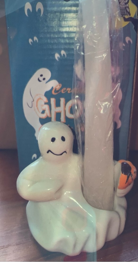 Ghost Halloween Candle Holder 