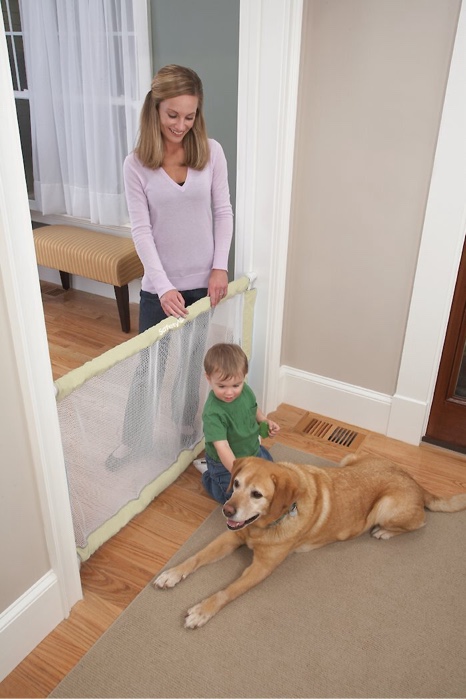 Safety 1st Wide Doorways Fabric Gate 38” to 60” Washable Includes Travel and Storage Bag