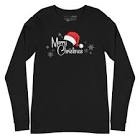 Hanes Merry Christmas Long Sleeve - Tree Print Large Women’s