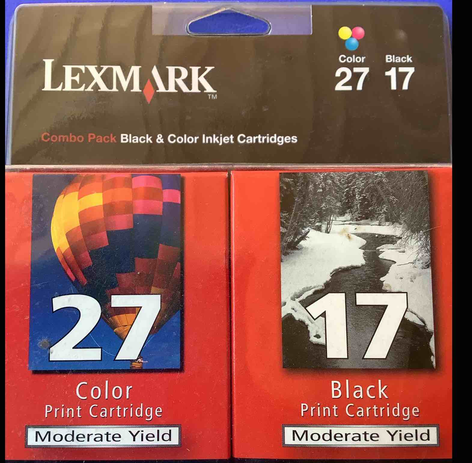 Lexmark 17 & 27 Ink Cartridge -