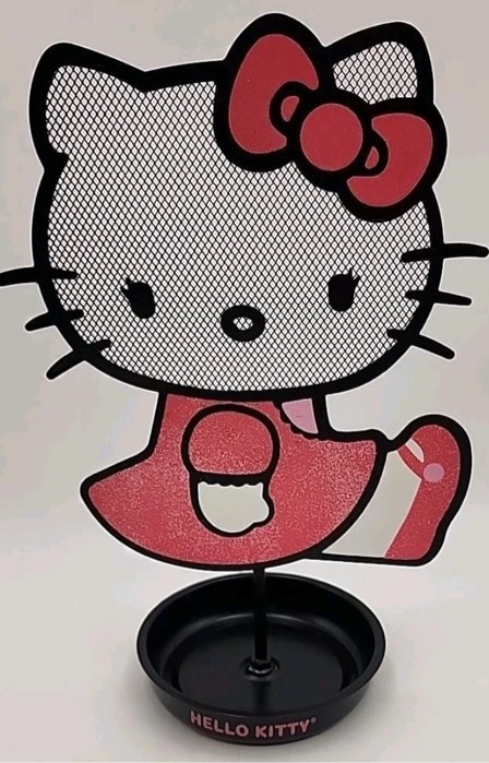 hello kitty jewelry metal mesh holder stand 2011 