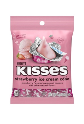 Strawberry Ice Cream Cone Flavored Chocolate Candy 4.2 Oz Bag Best Way To Treat Yourself, And Your Friends