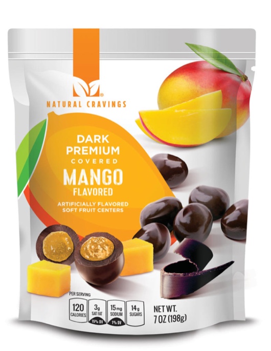 Natural Cravings Dark Chocolate Covered Mango Flavored 7oz