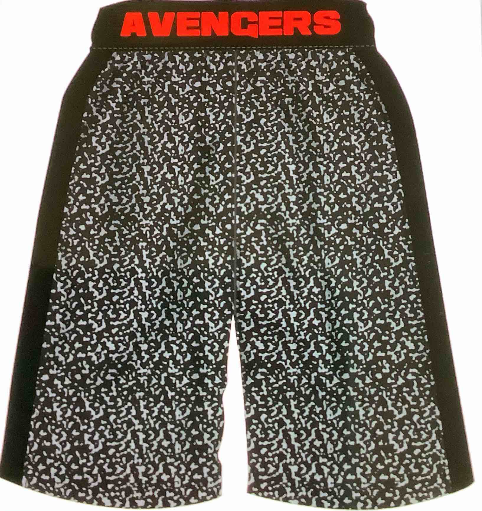 Avengers Black Long Boys Boxers XL 