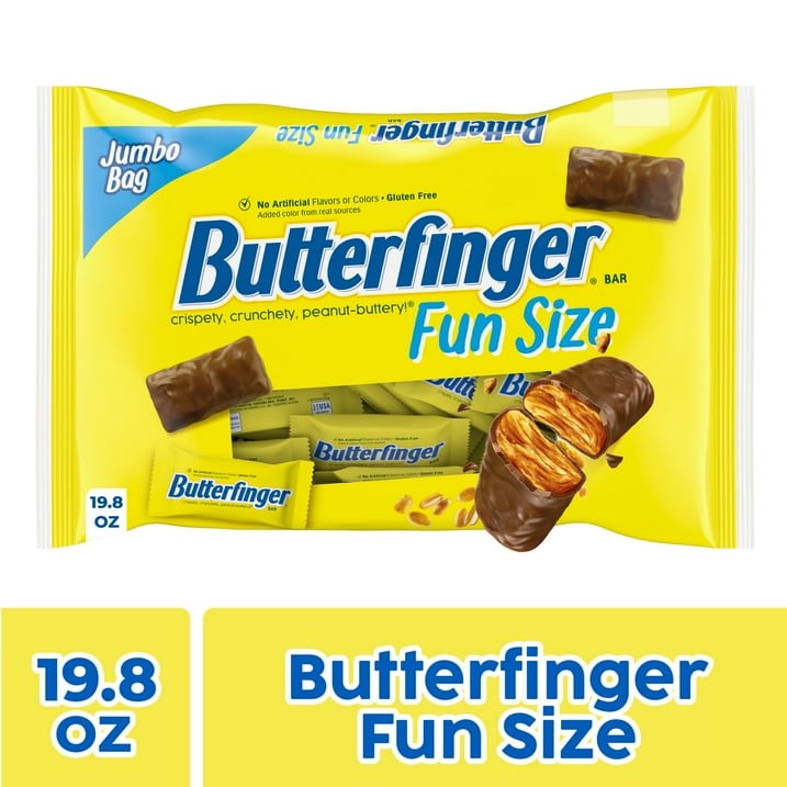 Butterfinger Fun Size 19.8 Oz Bag Individual Wrapped