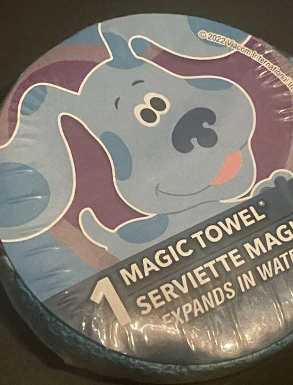 Magic Towel Expands in Water Washcloth - Nickelodeon Blue 