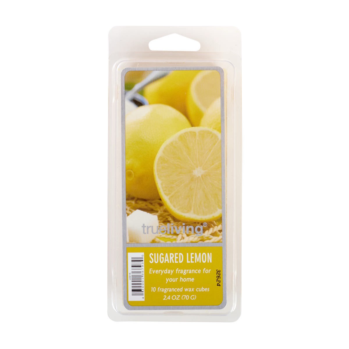 True living Sugared Lemon Wax Cubes 