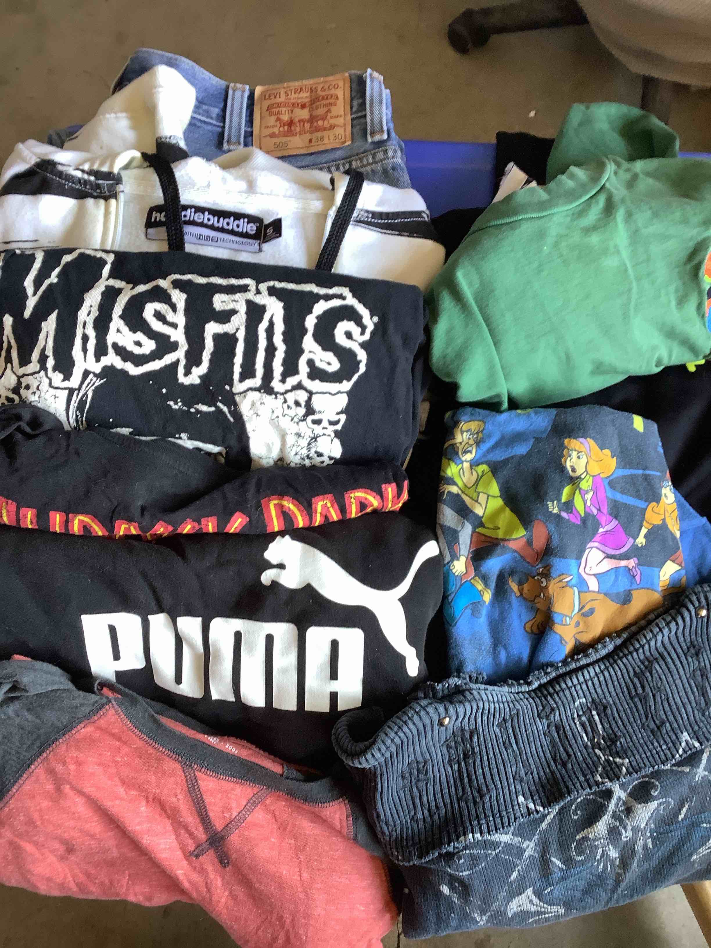 Condition photo showing As Is for ?  ?  ?  Men’s Clothing Mystery Box  ?  ?  ? 