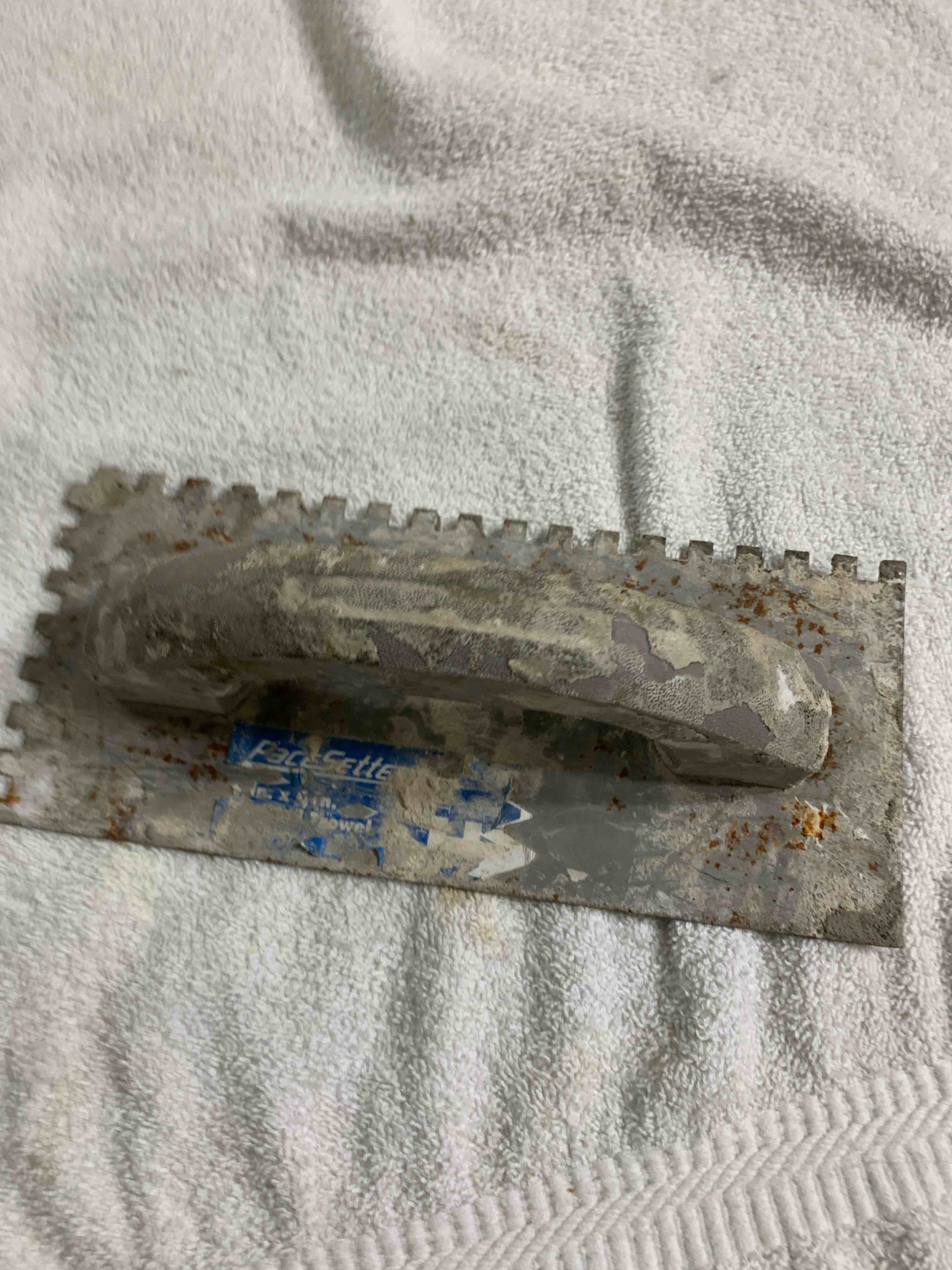 Mortar Trowel, 1/4” Notched