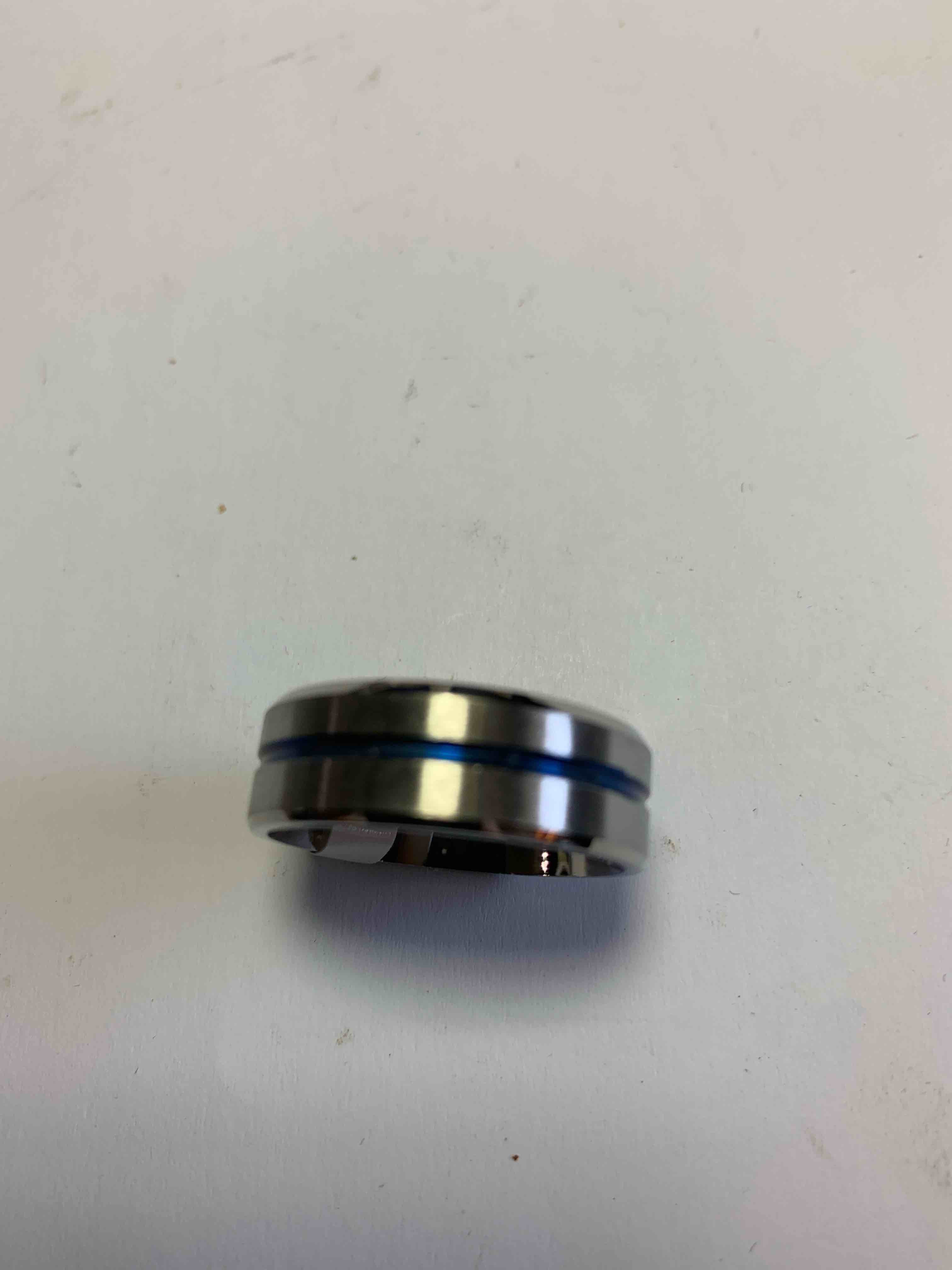 Silver and Blue Ring, Size 11