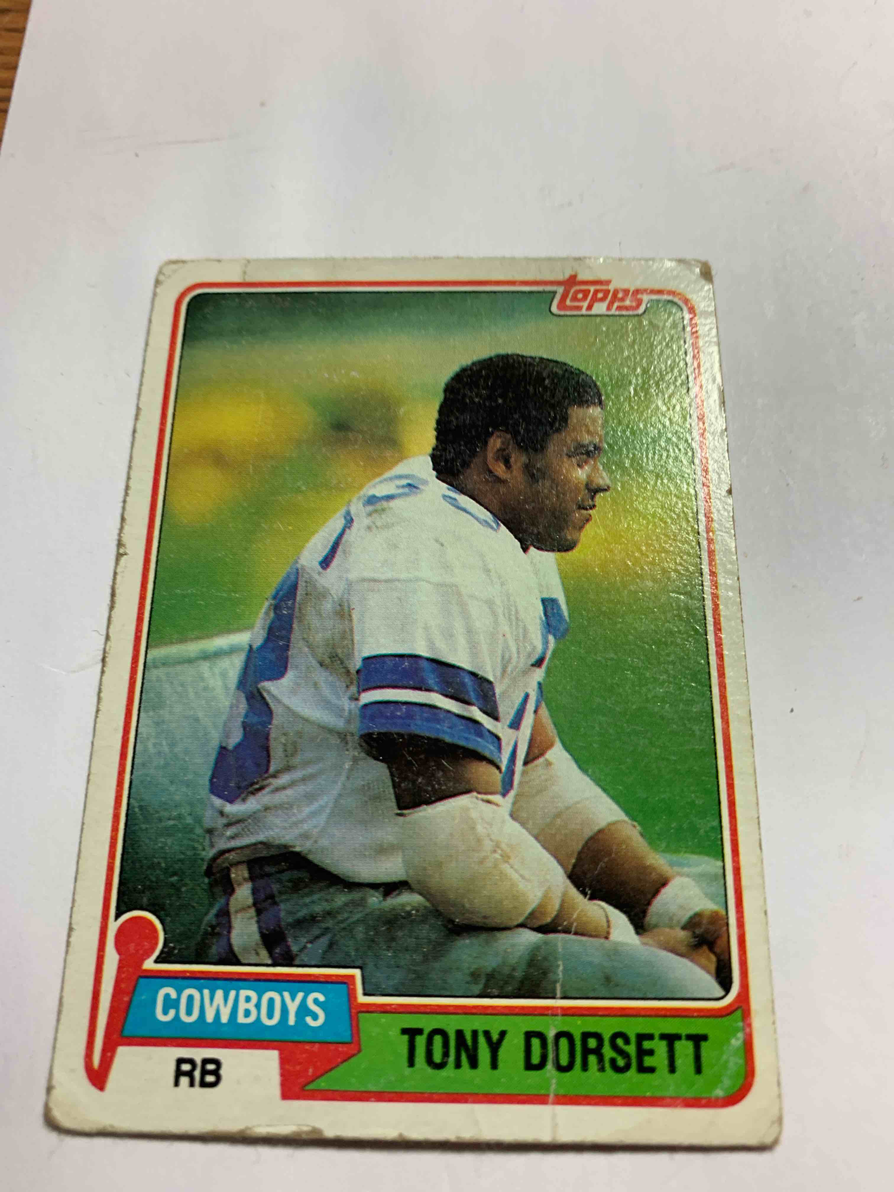 1981 Topps # 500, Tony Dorsett 