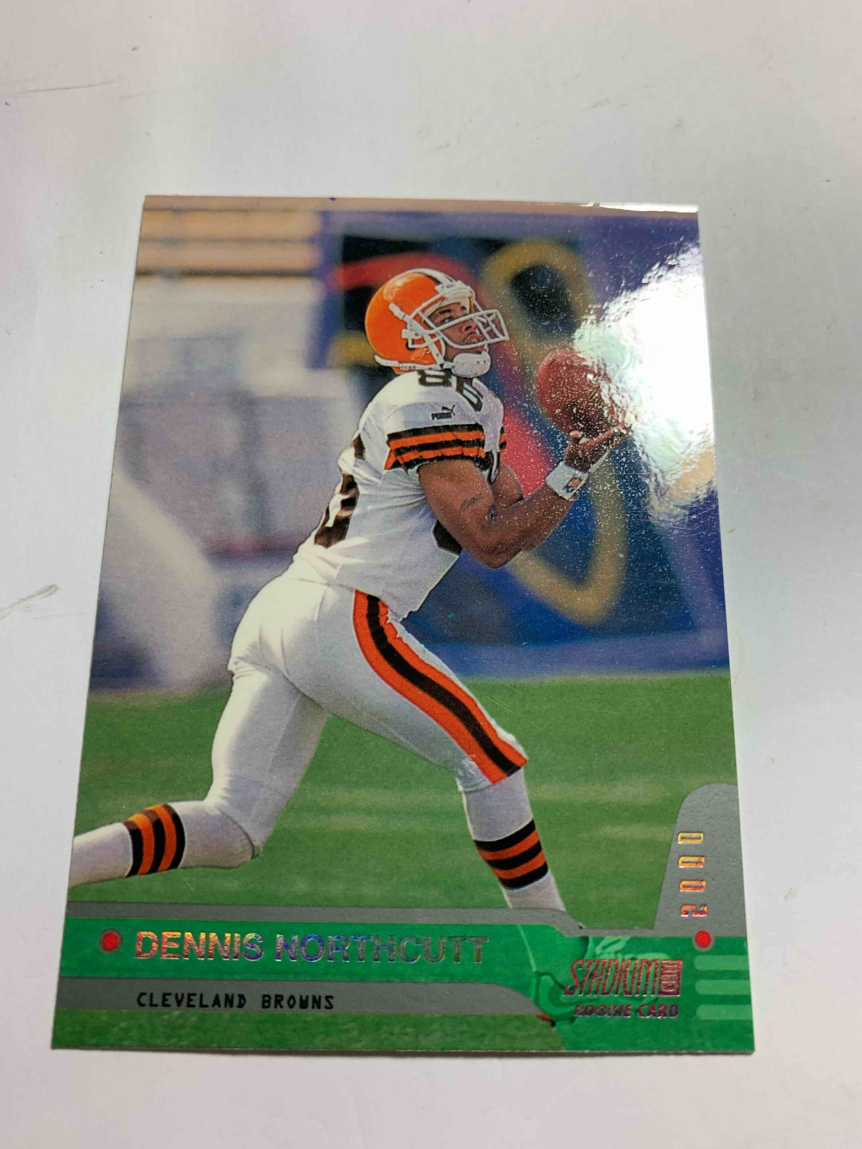 2000 Stadium Club #167, Dennis Northcutt Rookie Card 