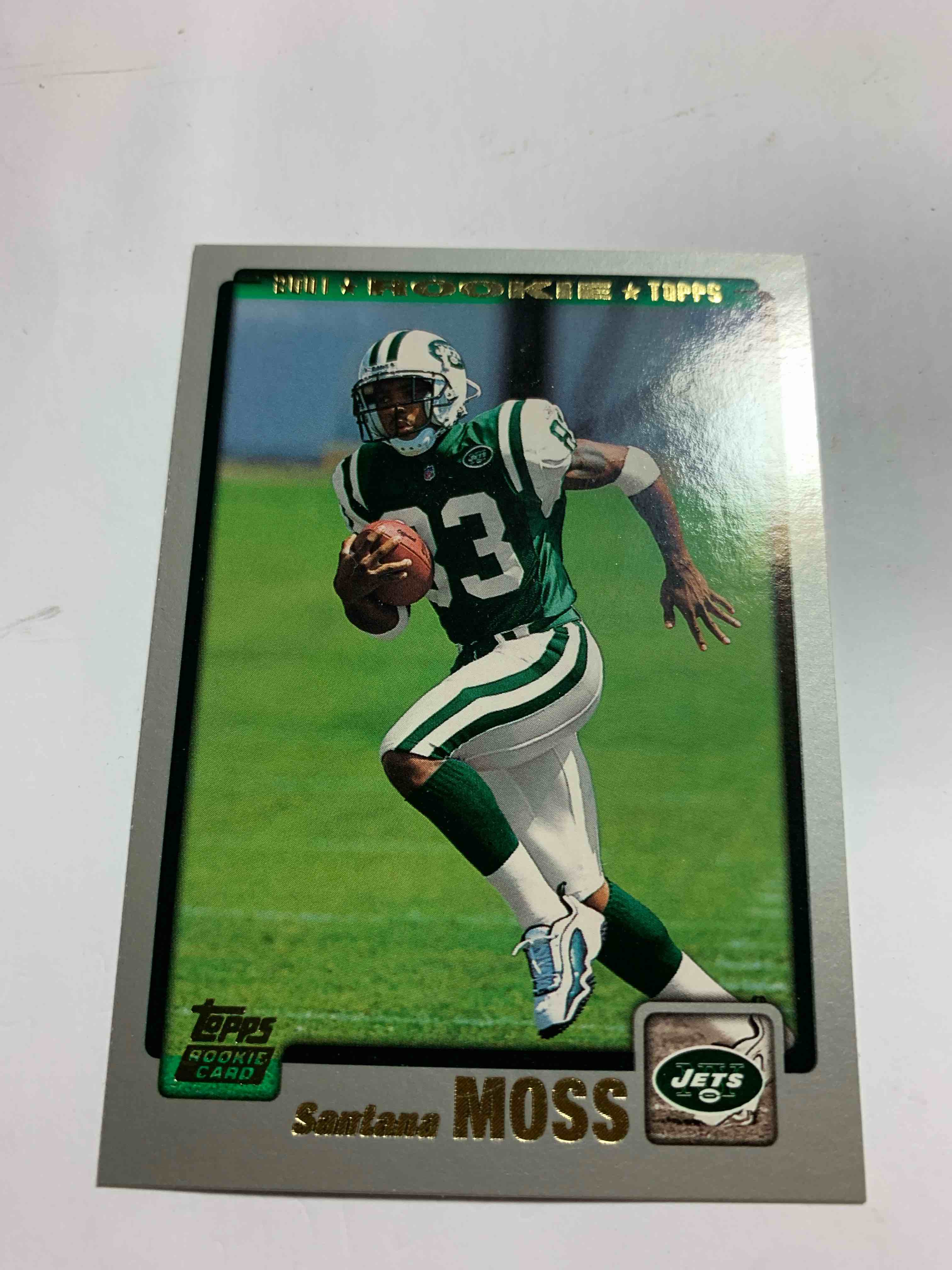 2001 Topps #330, Santana Moss Rookie Card 