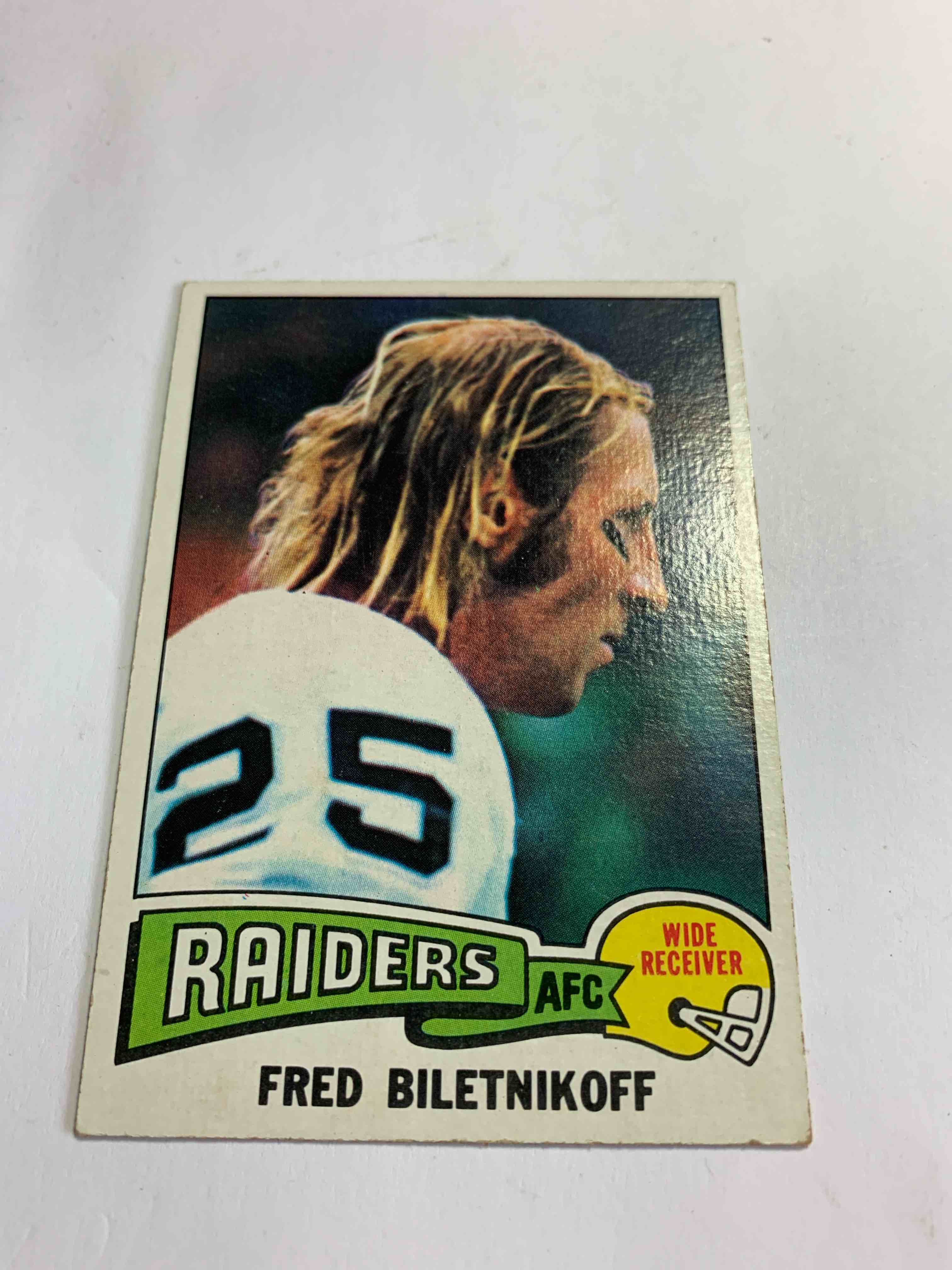 1975 Topps # 405, Fred Biletnikoff