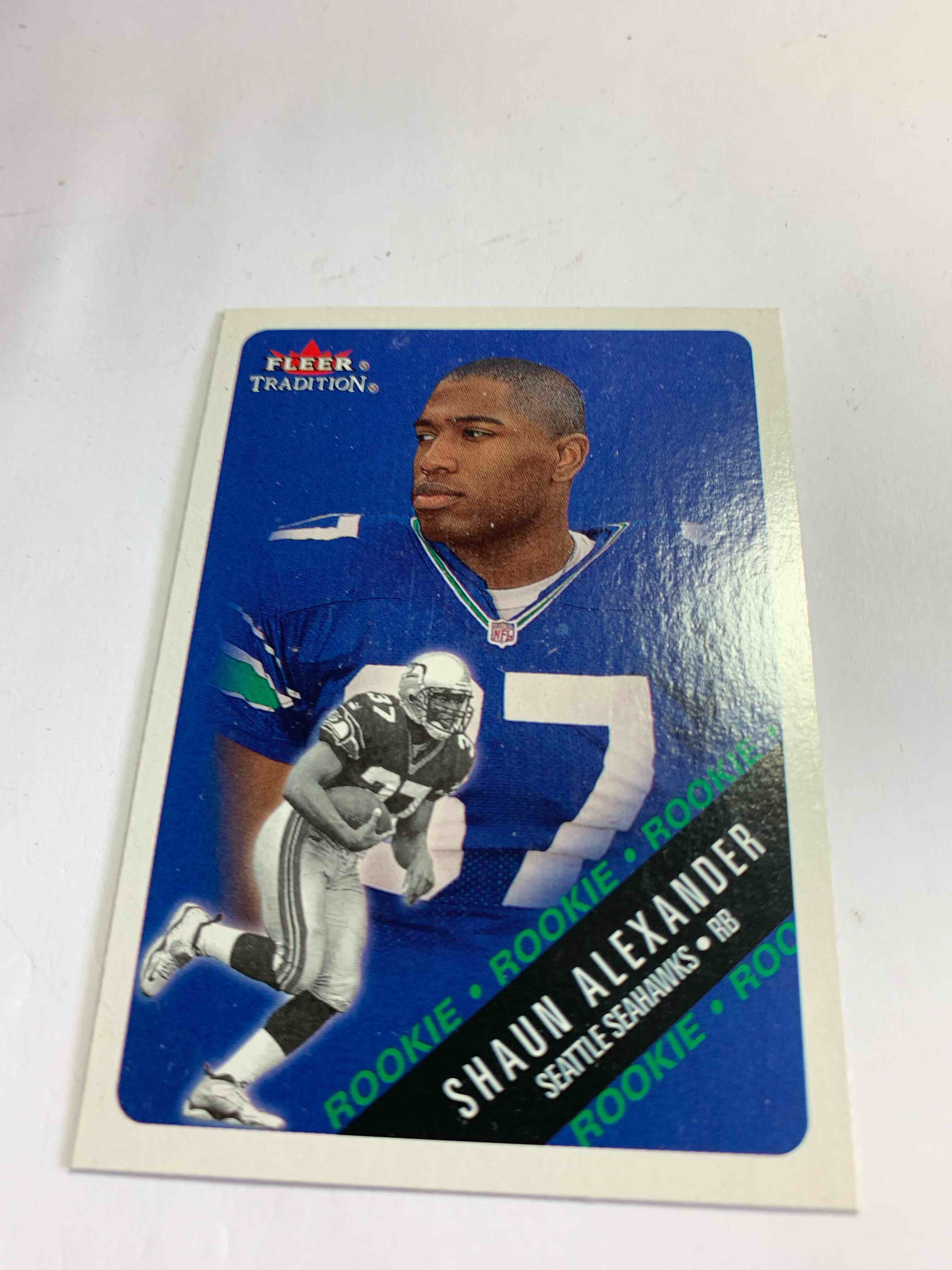 2000 Fleer # 331, Shaun Alexander Rookie Card 